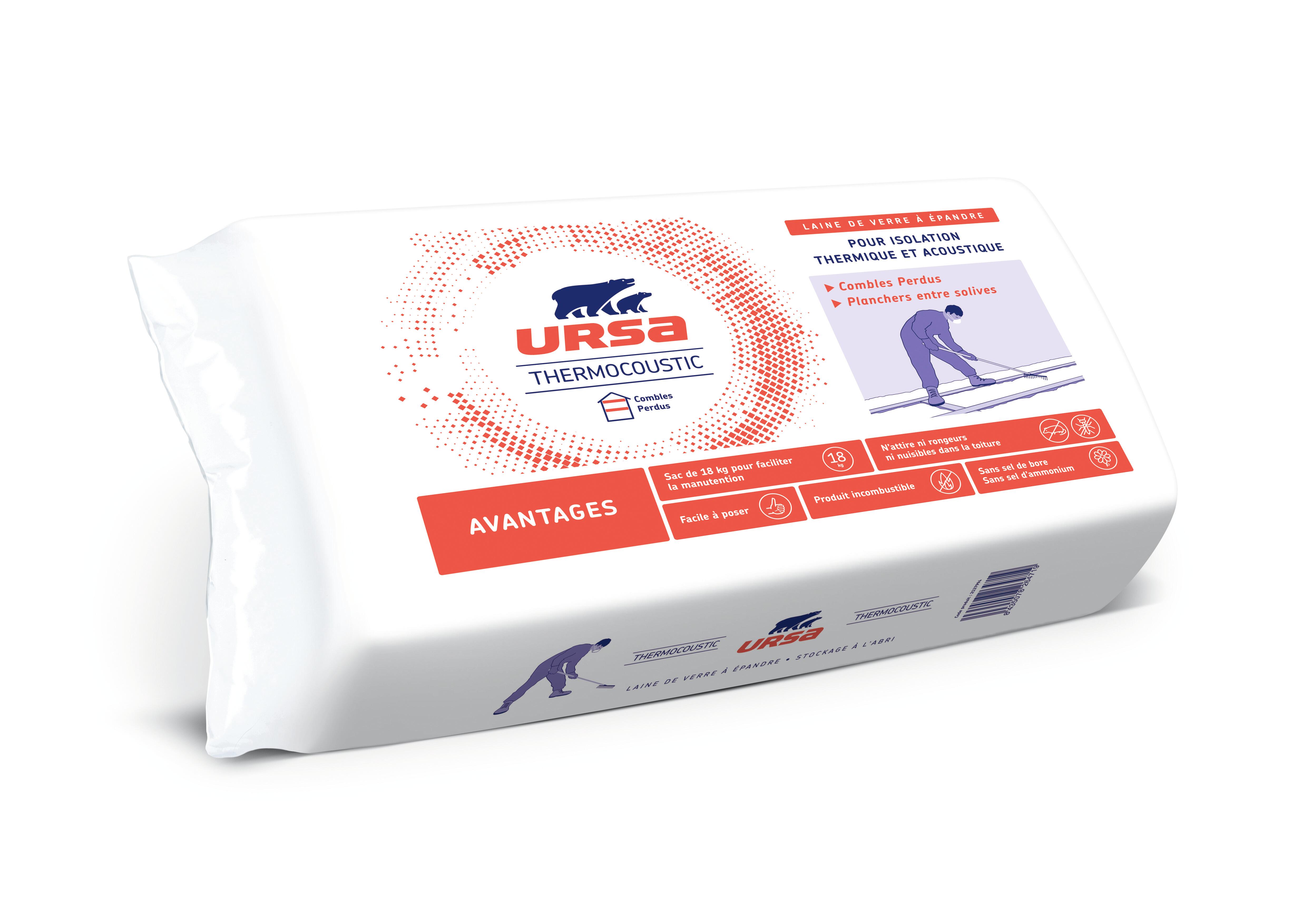 Laine de verre à souffler URSA PULS'R, 16.6 kg Leroy Merlin — free download