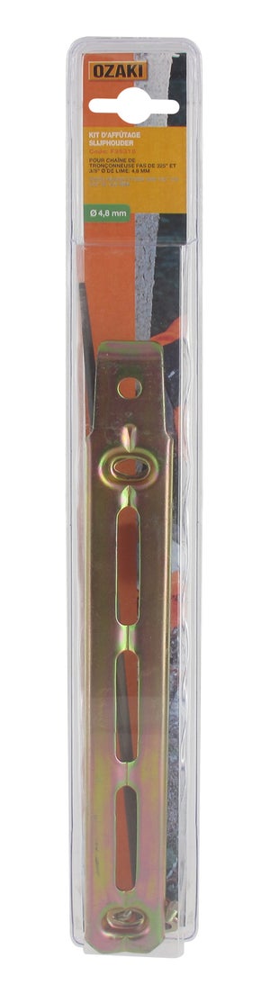 Kit D'Affûtage Tronçonneuse 11 Pièces - Limes Ronde Et Plate, Jauge, Guide, Nettoyeur - Pour Chaîne De Tronçonneuse