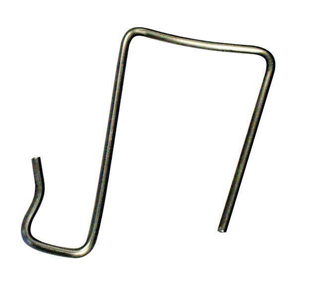 Crochet pour tuile monopole inox, L.0 mm 450 pièces