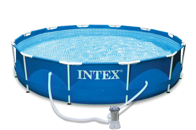 Piscine tubulaire INTEX Metal Frame ronde Diam.3.66 x H.0.76 m