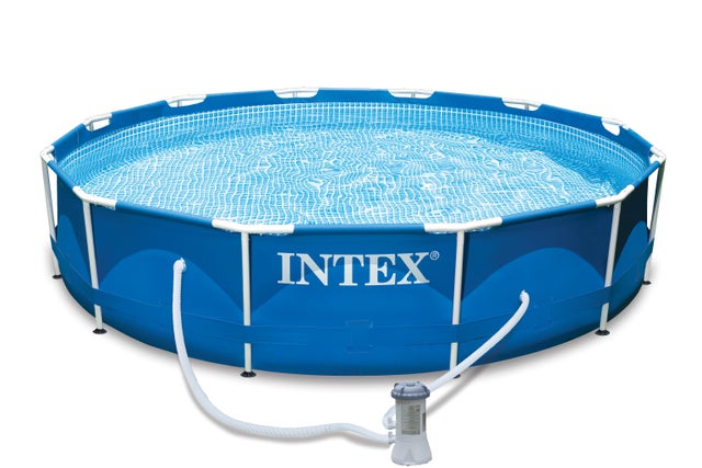 Piscine tubulaire INTEX Metal Frame ronde Diam.3.66 x H.0.76 m