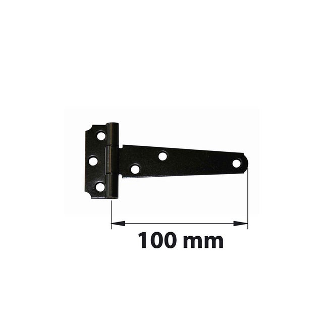 Penture anglaise en acier noir prépeint, L.120 x EP.1,5 mm AFBAT