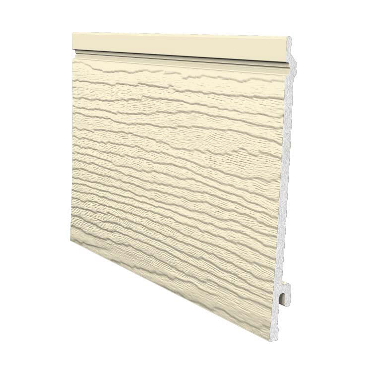 Botte de 6 clins pour bardage pvc crème ral 1013 FREEFOAM Faza 2.4 m - 4
