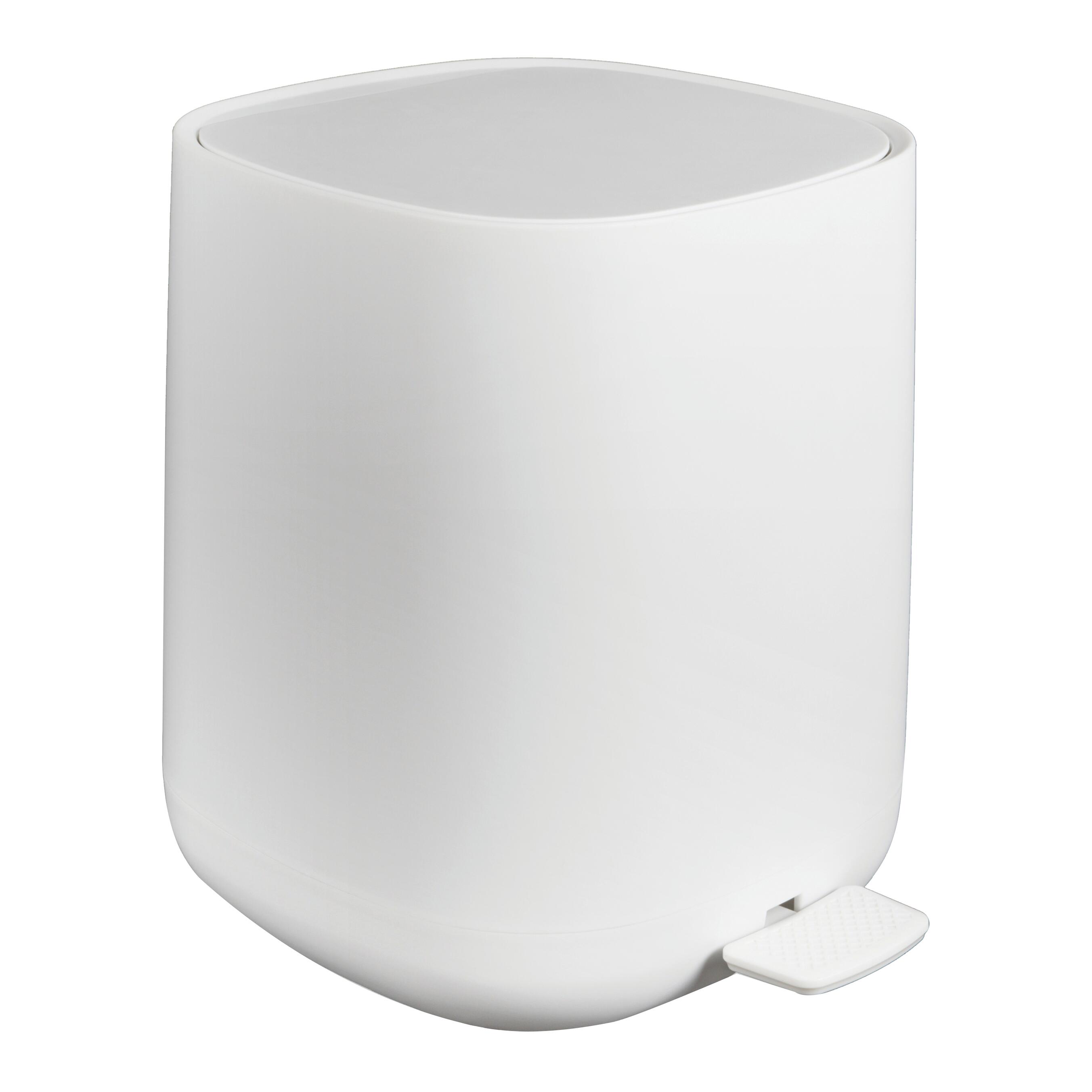 Cestino da bagno a pedale gettacarta pod METAFORM Bianco 5 L in polipropilene - 2