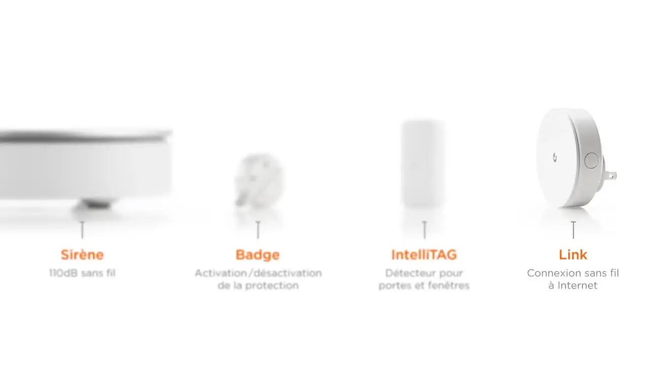 Lot de 5 détecteurs d'ouverture IntelliTAG, SOMFY Protect blanc - 7