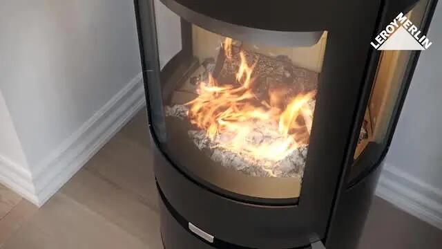 Poêle à bois ADURO 19 noir, 5 kW - 8