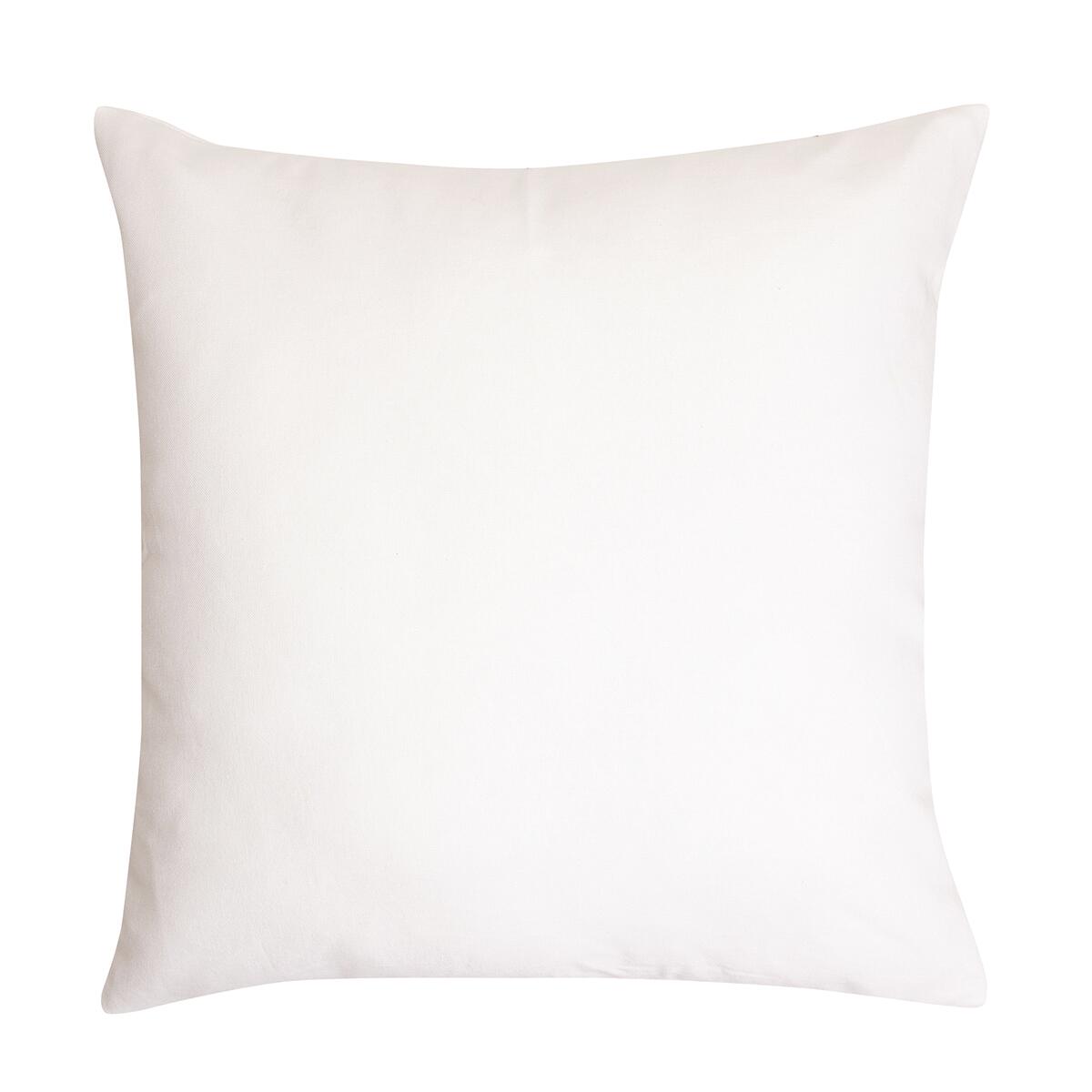 Cojín decorativo cuadrado palme hoja algodón verde 45x45cm