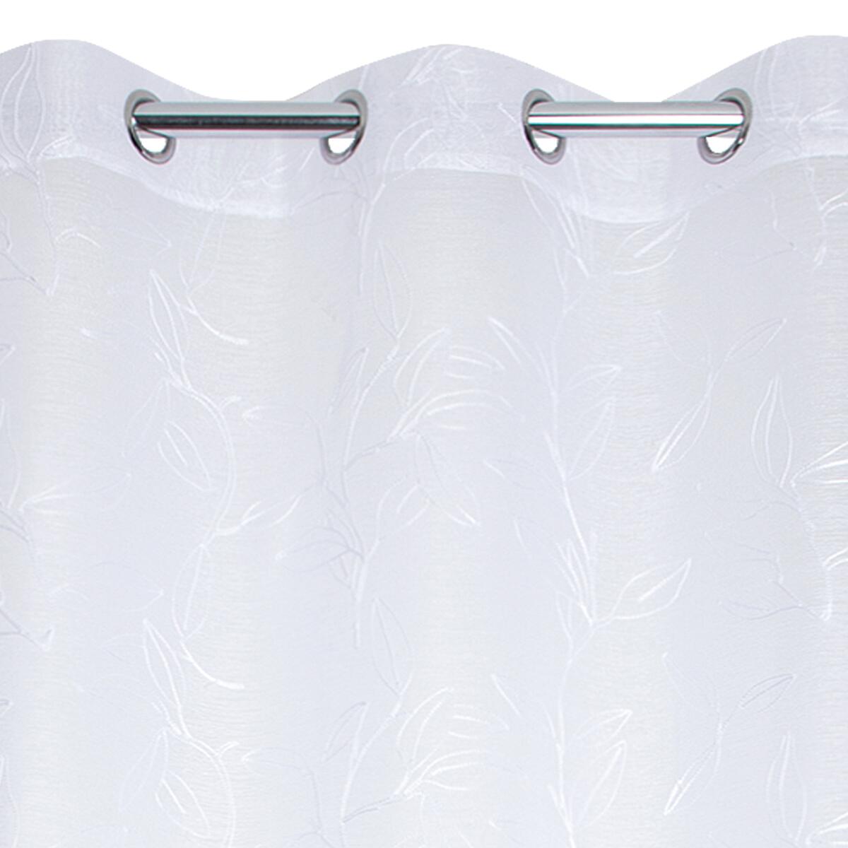 Tenda Abilya Bianco, occhiello 140x280 cm - 5