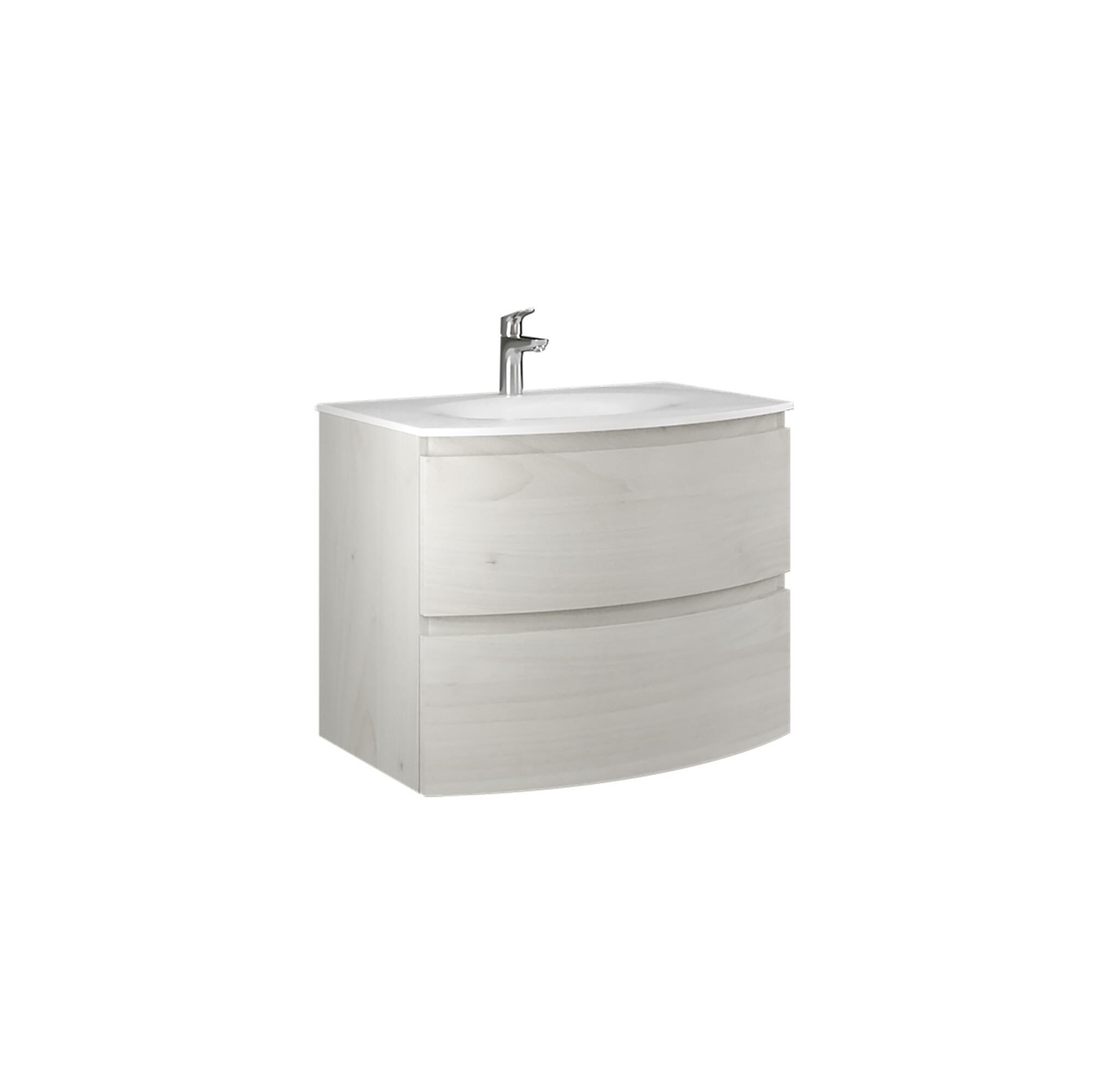 Mobiletto Bagno 60x30x60 Cm In MDF Rovere Chiaro | Con Cassetto, Ante A Ribalta E Ripiano Regolabile | Design Moderno E Funzionale - Foto 10