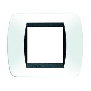 Placca Bombe 7 Moduli BTicino Living International - Per Scatola 507, Acciaio Scuro - Foto 2