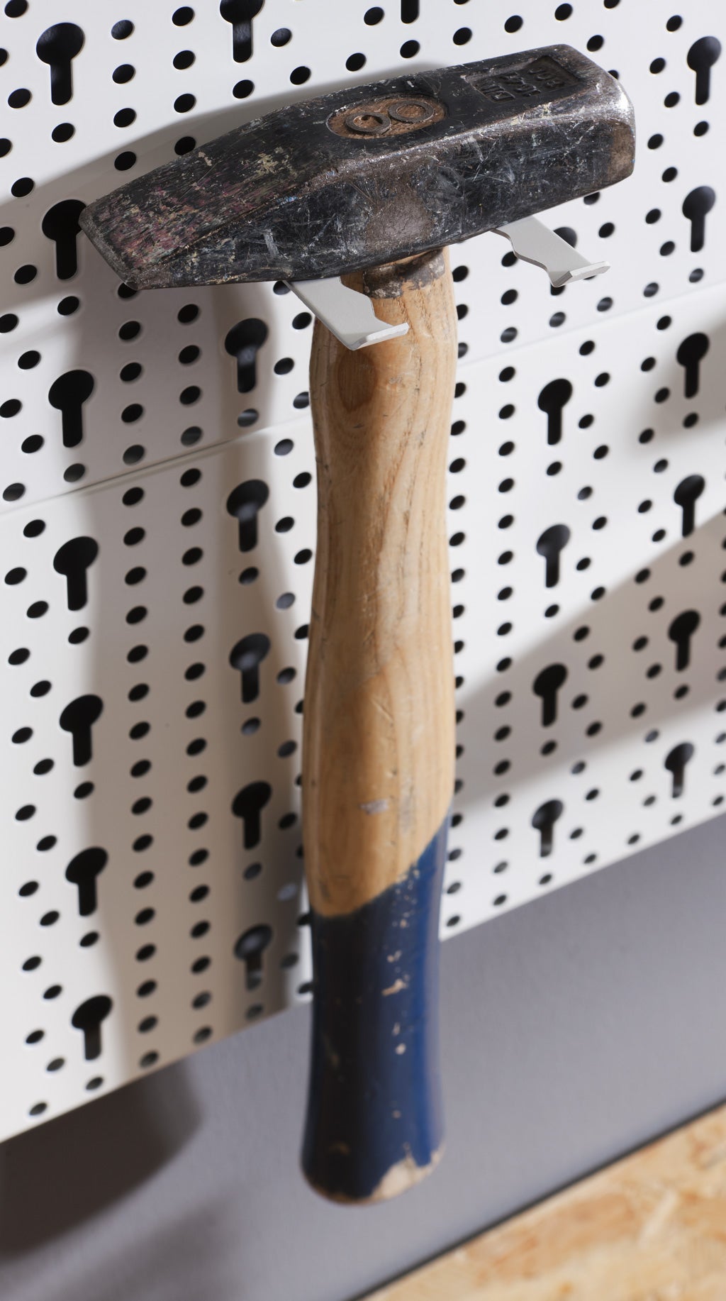 Lot de 2 panneaux perforés Acier l.79 x P.16 x Ep.0.65 cm - 2