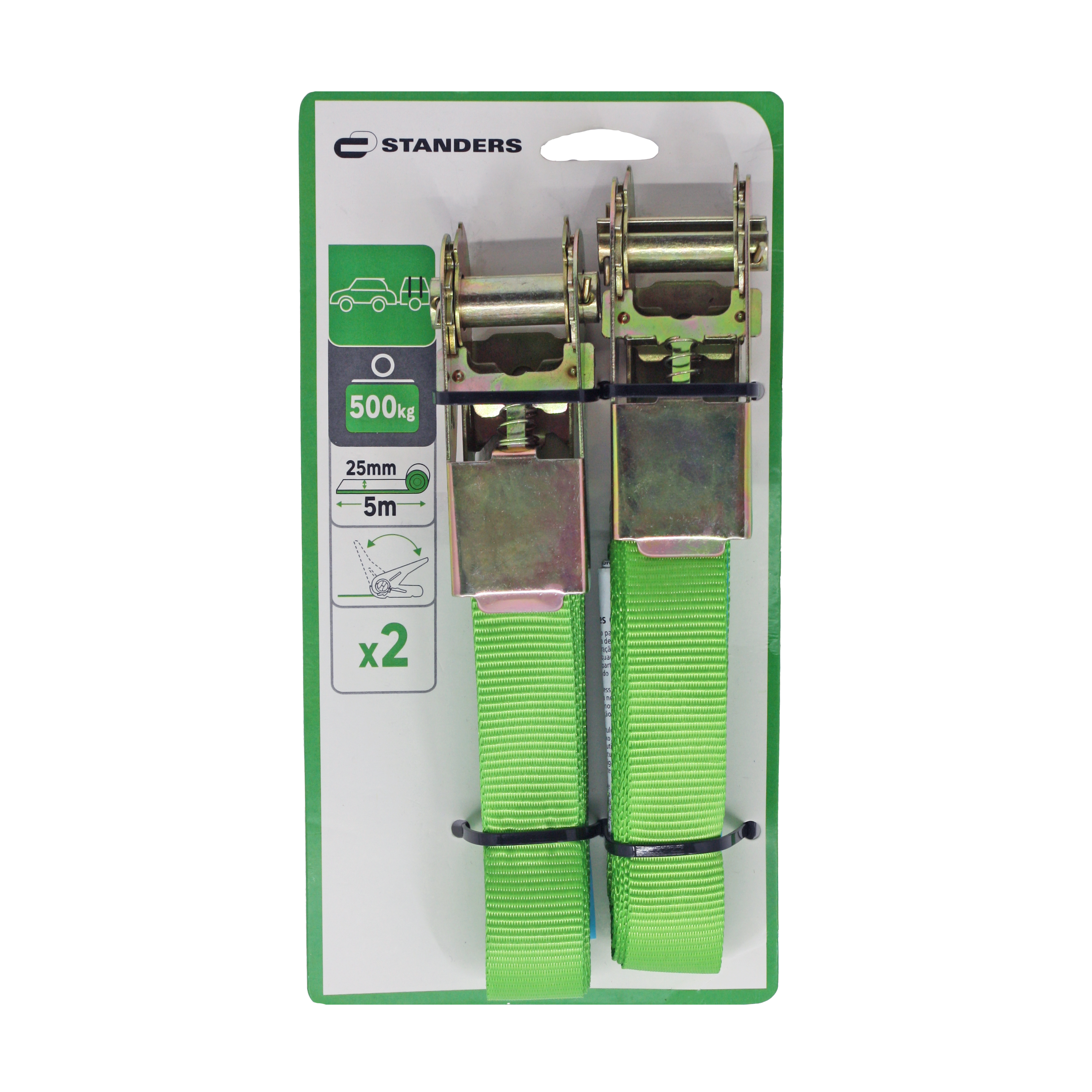 Sangle à cliquet STANDERS l.25 mm x L.5 m - 4