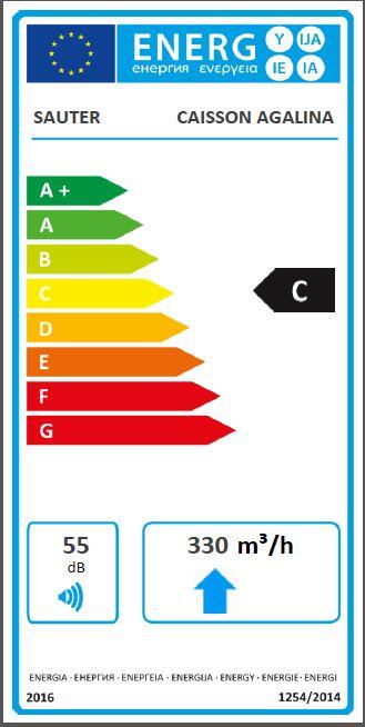 Caisson VMC simple flux autoréglable à détection d'humidité SAUTER Agalina - 8