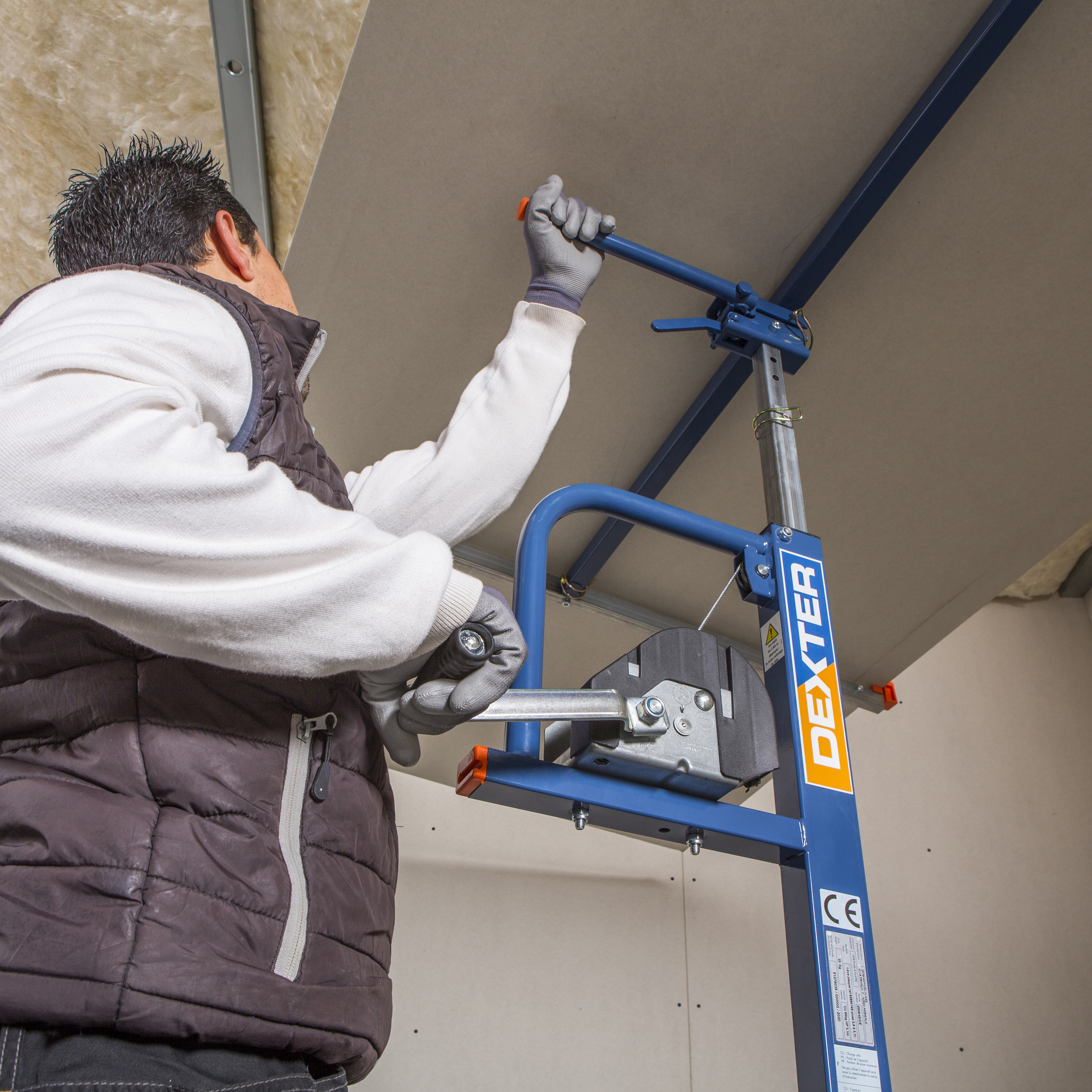 Elevador placas yeso DEXTER max 65kg - 7