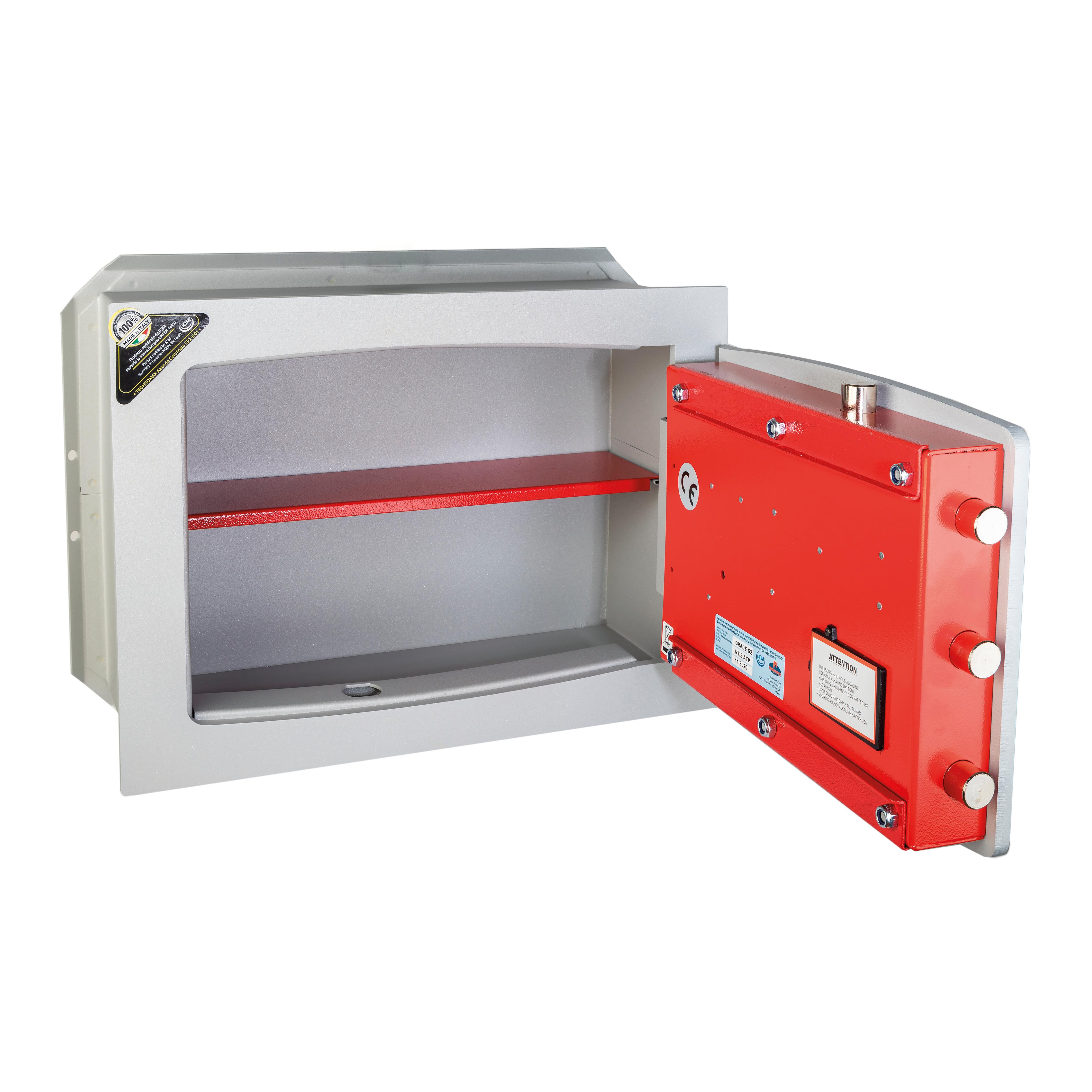 Cassaforte con codice elettronico TECHNOMAX NT/5AT a incasso L 46 x H 34 x P 20 cm - 4
