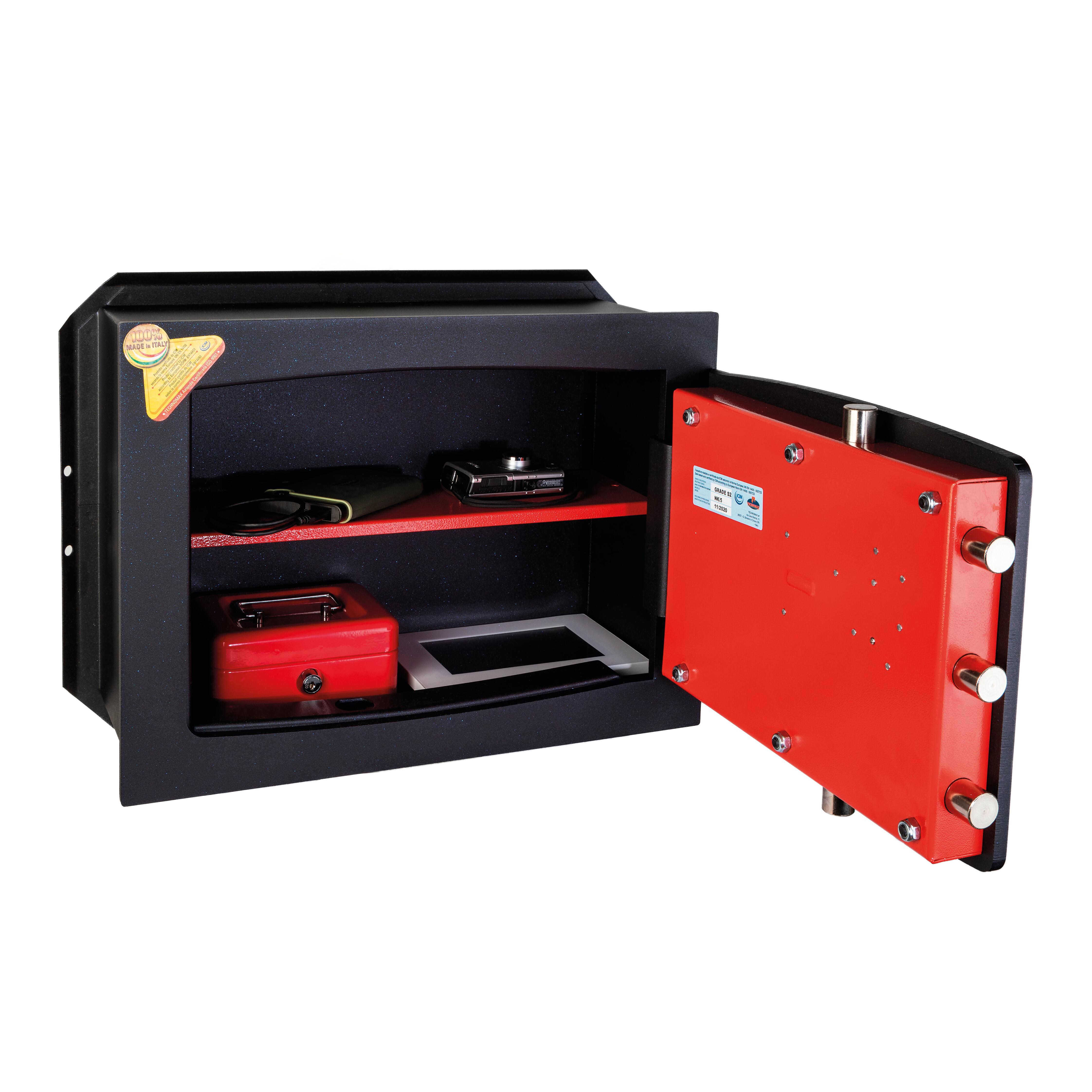 Cassaforte a chiave TECHNOMAX NK/5 a incasso L 46 x H 34 x P 20 cm - 5