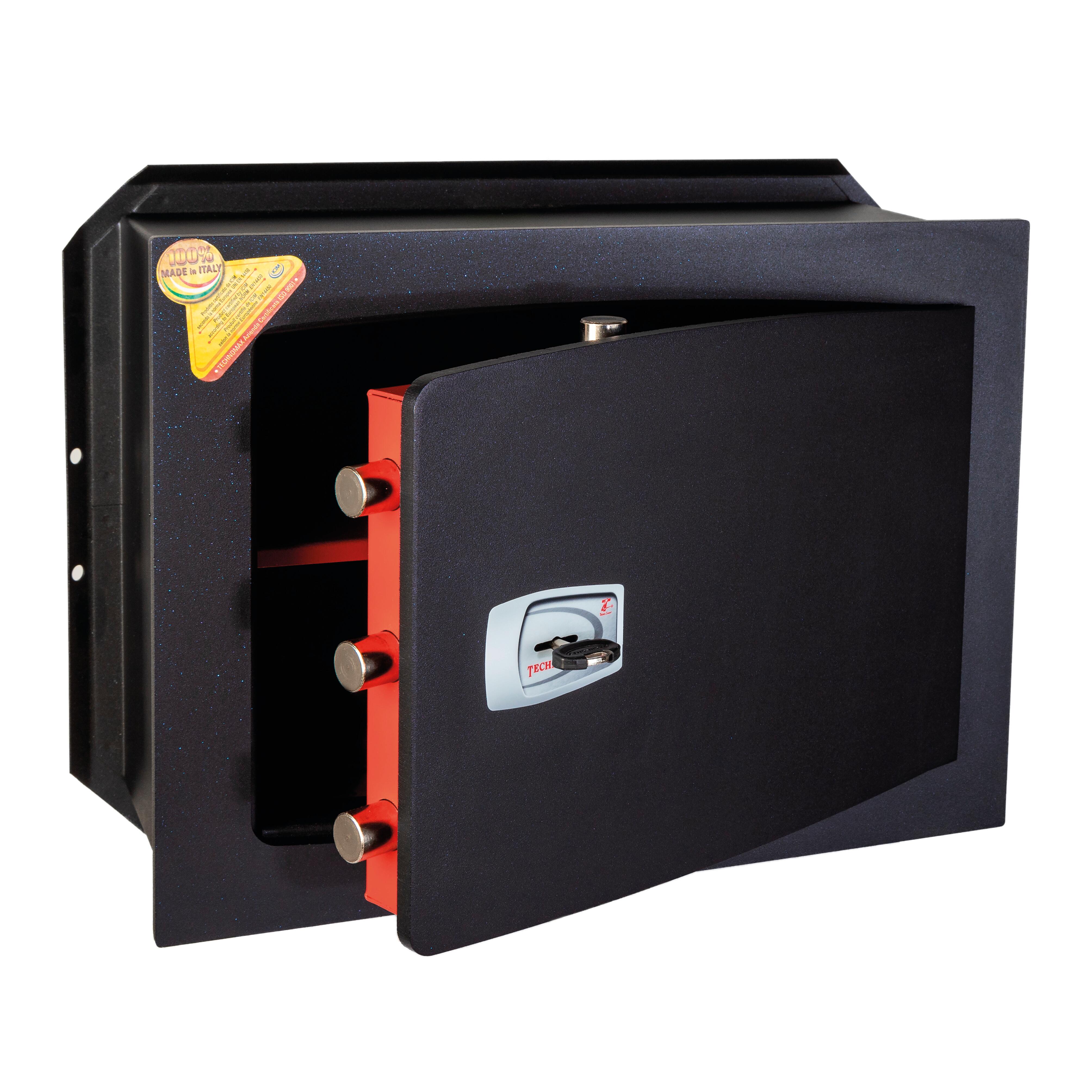 Cassaforte a chiave TECHNOMAX NK/5 a incasso L 46 x H 34 x P 20 cm - 3