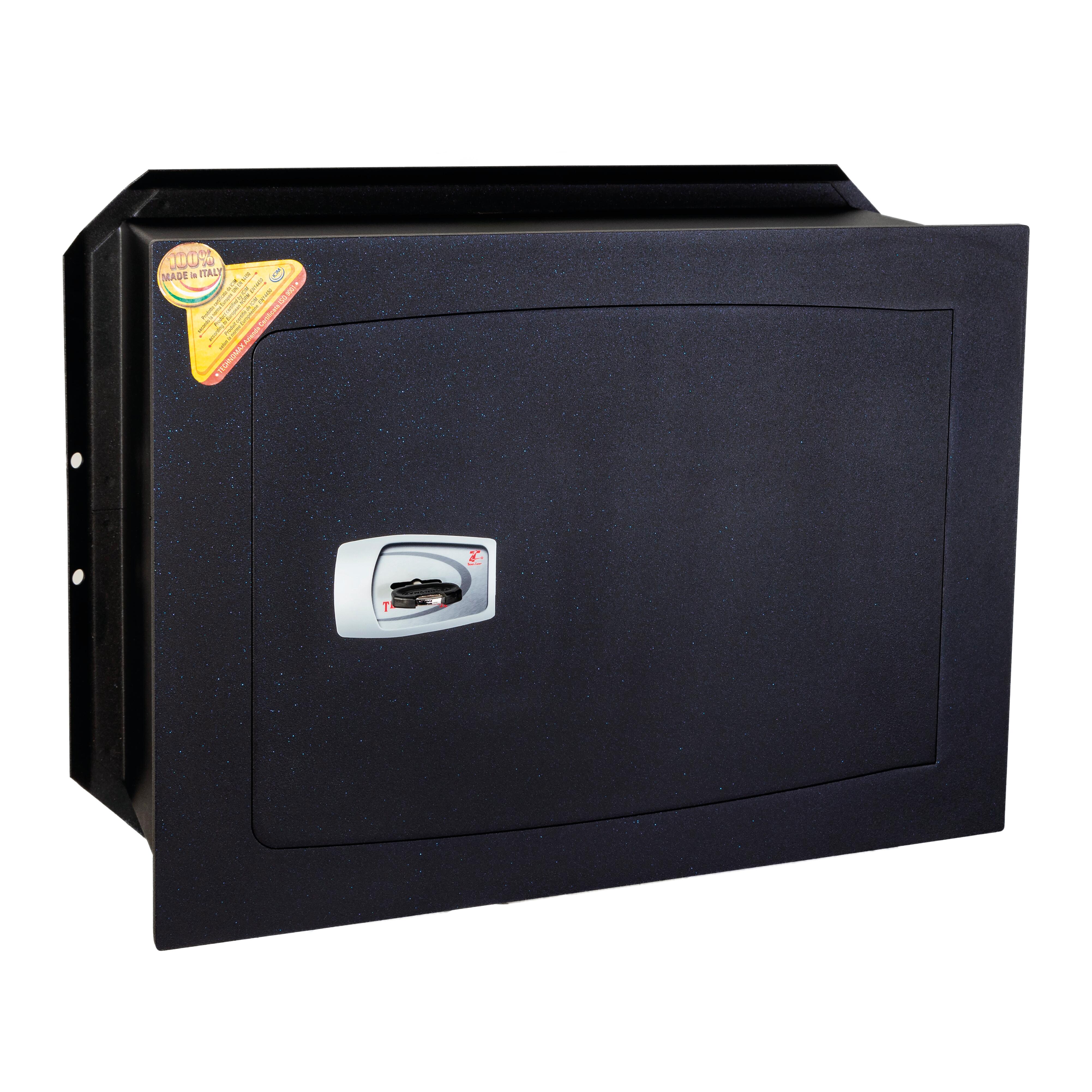 Cassaforte a chiave TECHNOMAX NK/5 a incasso L 46 x H 34 x P 20 cm - 2
