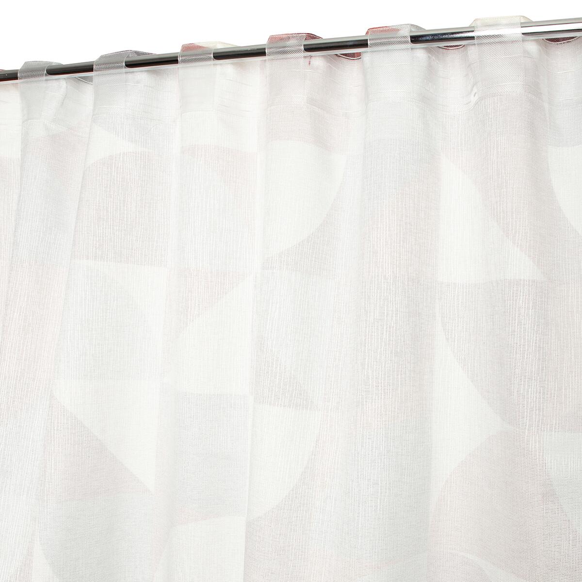 Tenda Oliver marrone, fettuccia e passanti nascosti 140x280 cm - 8