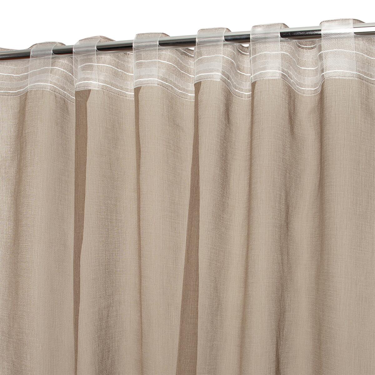 Tenda Accadia marrone, fettuccia 140x280 cm - 7
