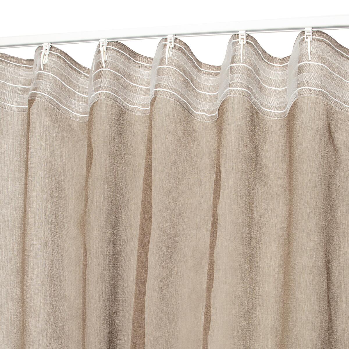 Tenda Accadia marrone, fettuccia 140x280 cm - 6