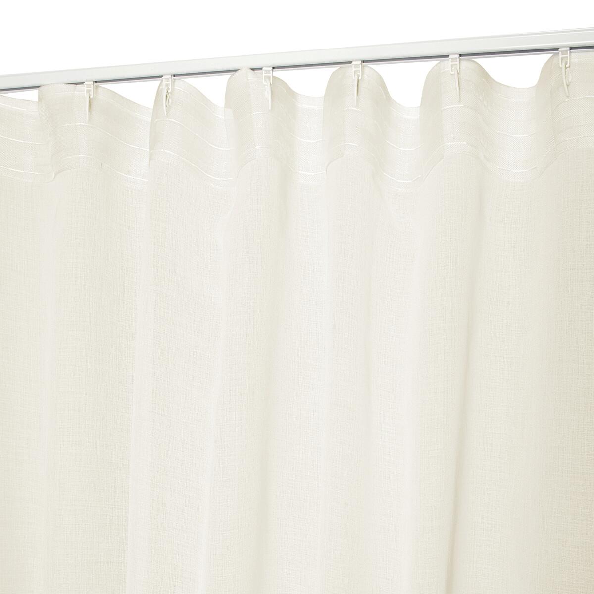 Tenda Accadia ecrù semi-oscurante passanti nascosti 140x280 cm - 8