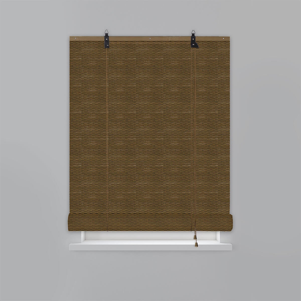 Tenda a rullo filtrante Bamboo Nairobi marrone 90x220 cm - 6