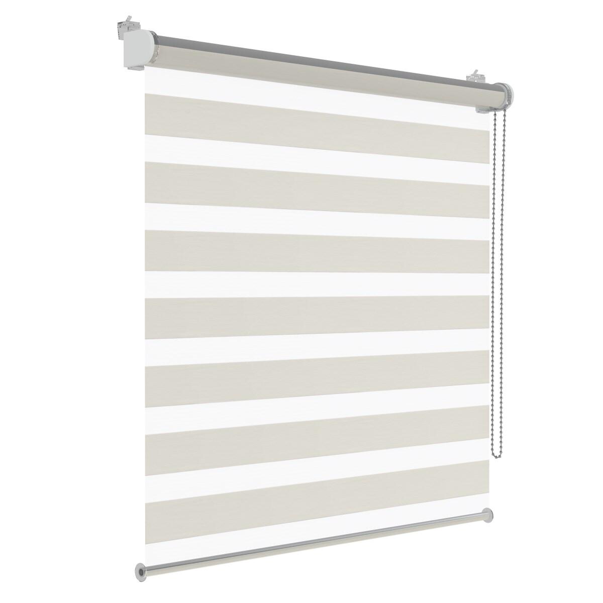 Store enrouleur jour/nuit Authentic blanc, l.40 x H.160 cm, DECOSOL DELUXE - 3