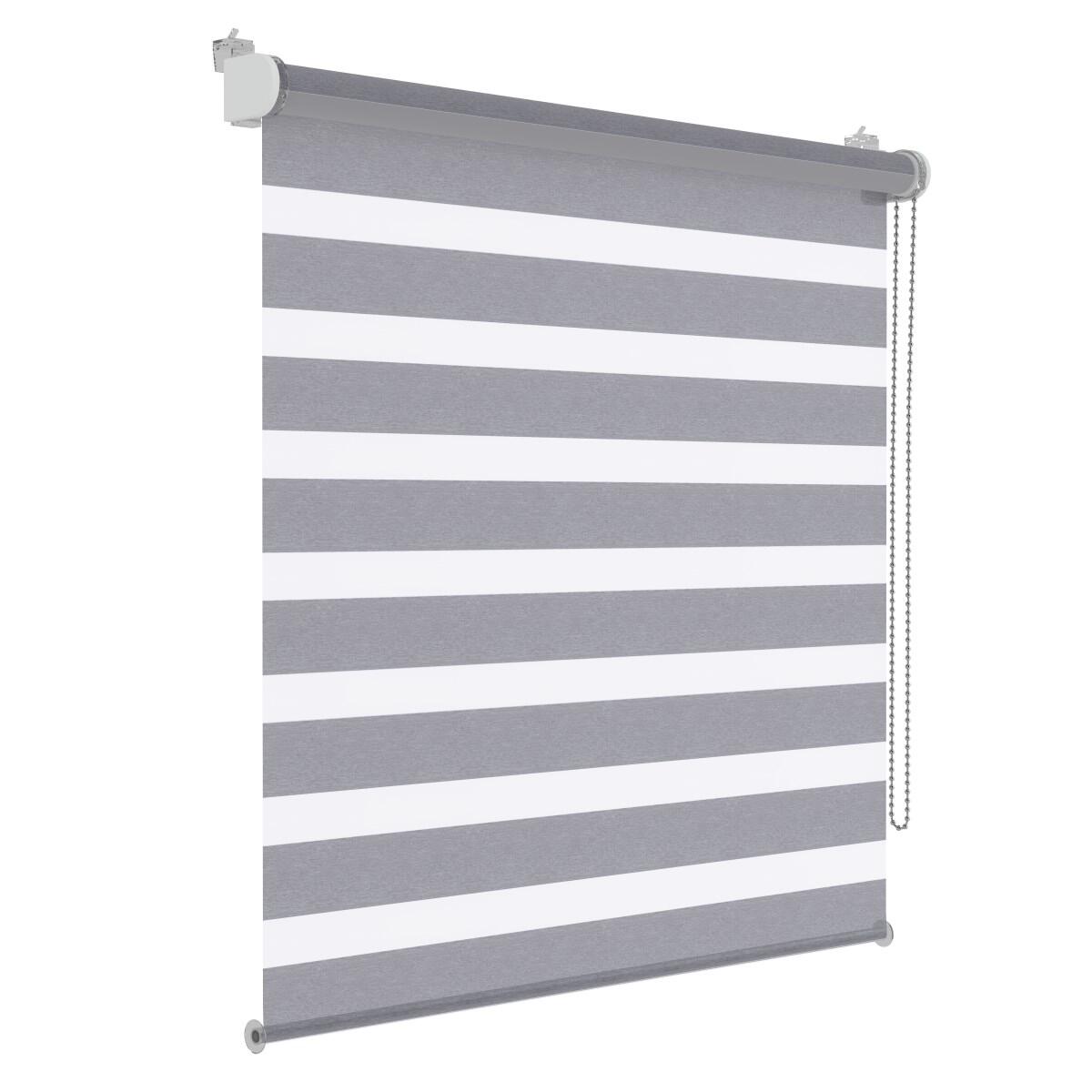 Store enrouleur jour / nuit Authentic anthracite, l.55 x H.160 cm, DECOSOL DELUXE - 3