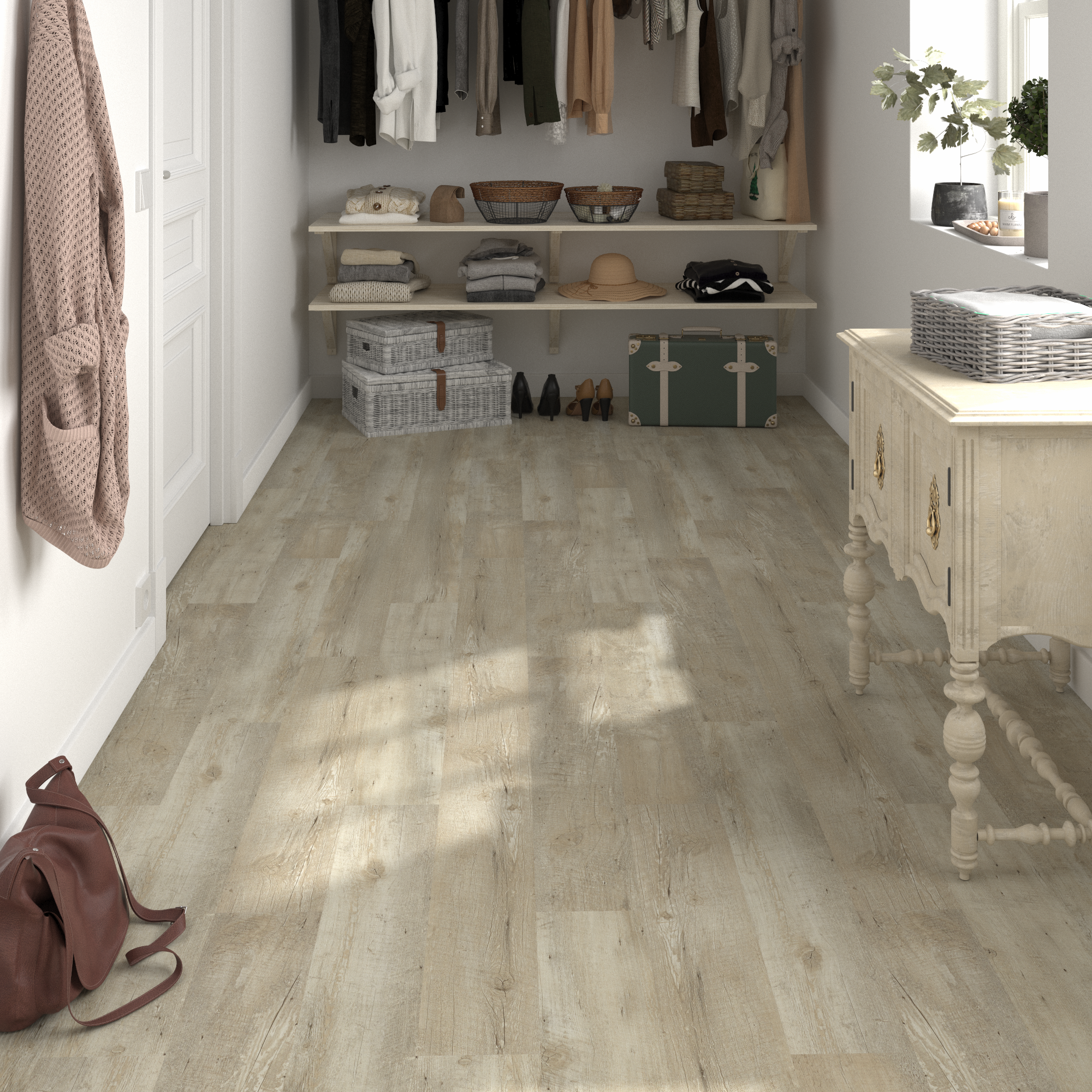 Suelo vinílico autoadhesivomedio  New Walung efecto madera natural BG210-018 ART - 4