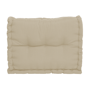 Spatium Jumbo XXL Cuscino Decorativo Per Pallet 40x40 Cm - Beige, Impermeabile E Con Federa Rimovibile