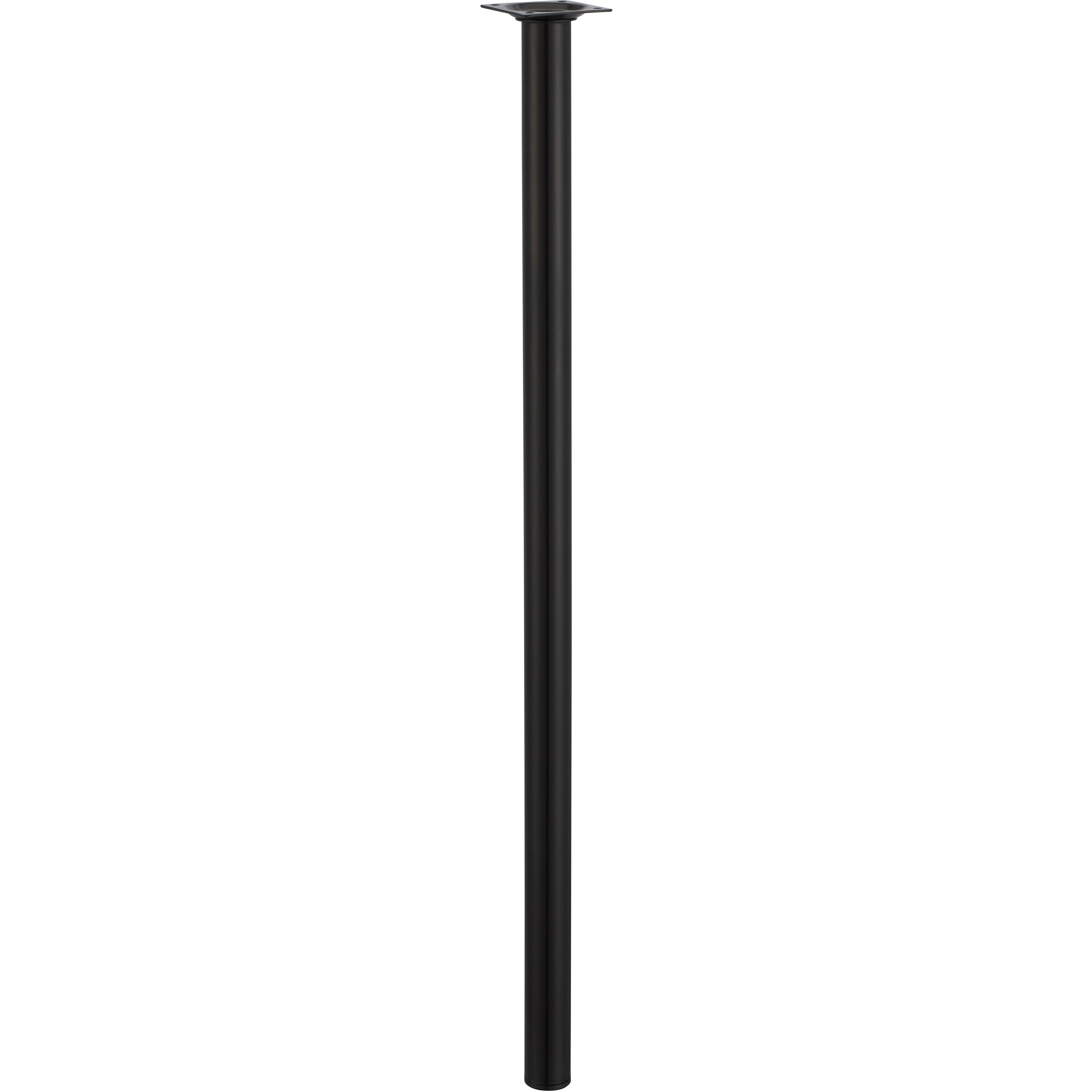 Pied de table Hettich, noir, diamètre 3 cm x hauteur 70 cm - 3