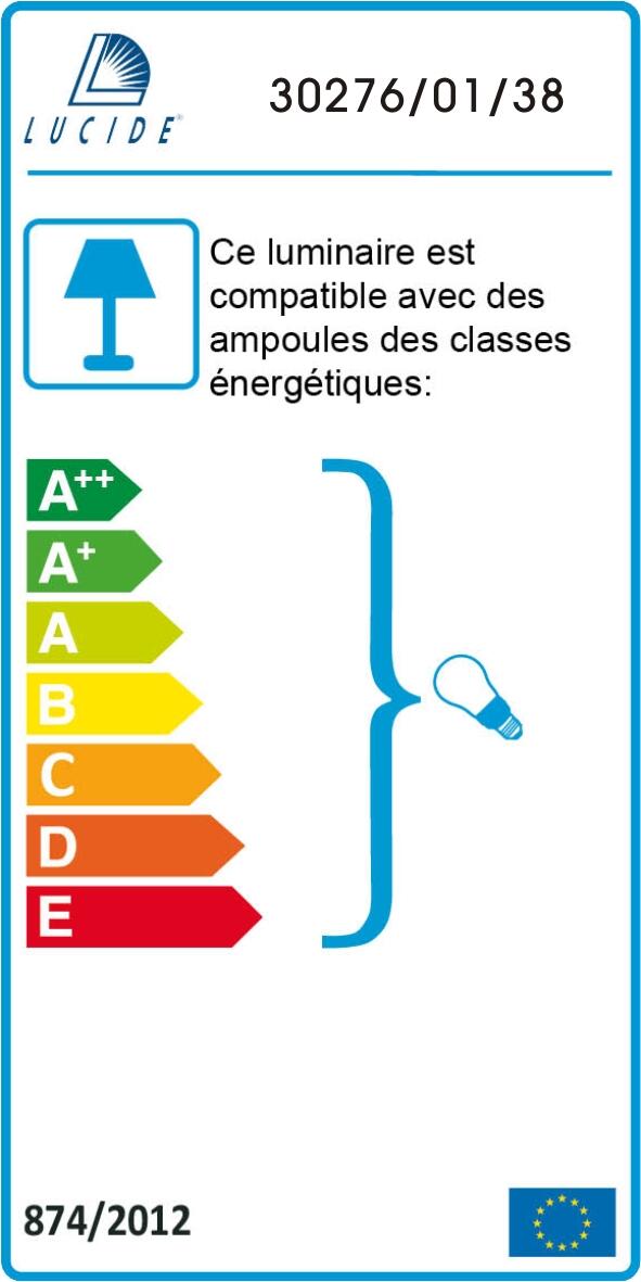 Applique E27 métal, beige, Romer, LUCIDE - 4