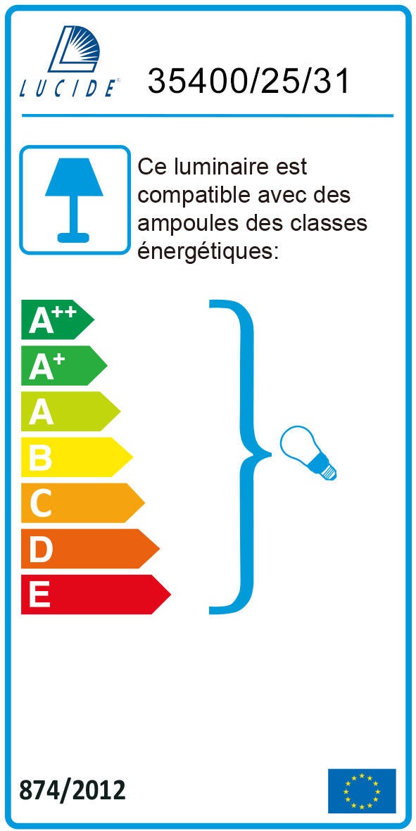 Suspension Gipsy plâtre, blanc, Diam.7 cm, GU10 - 6