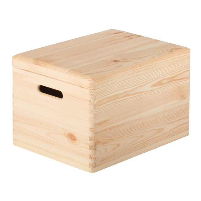 Contenitore L 40 x H 23 x P 30 cm legno chiaro