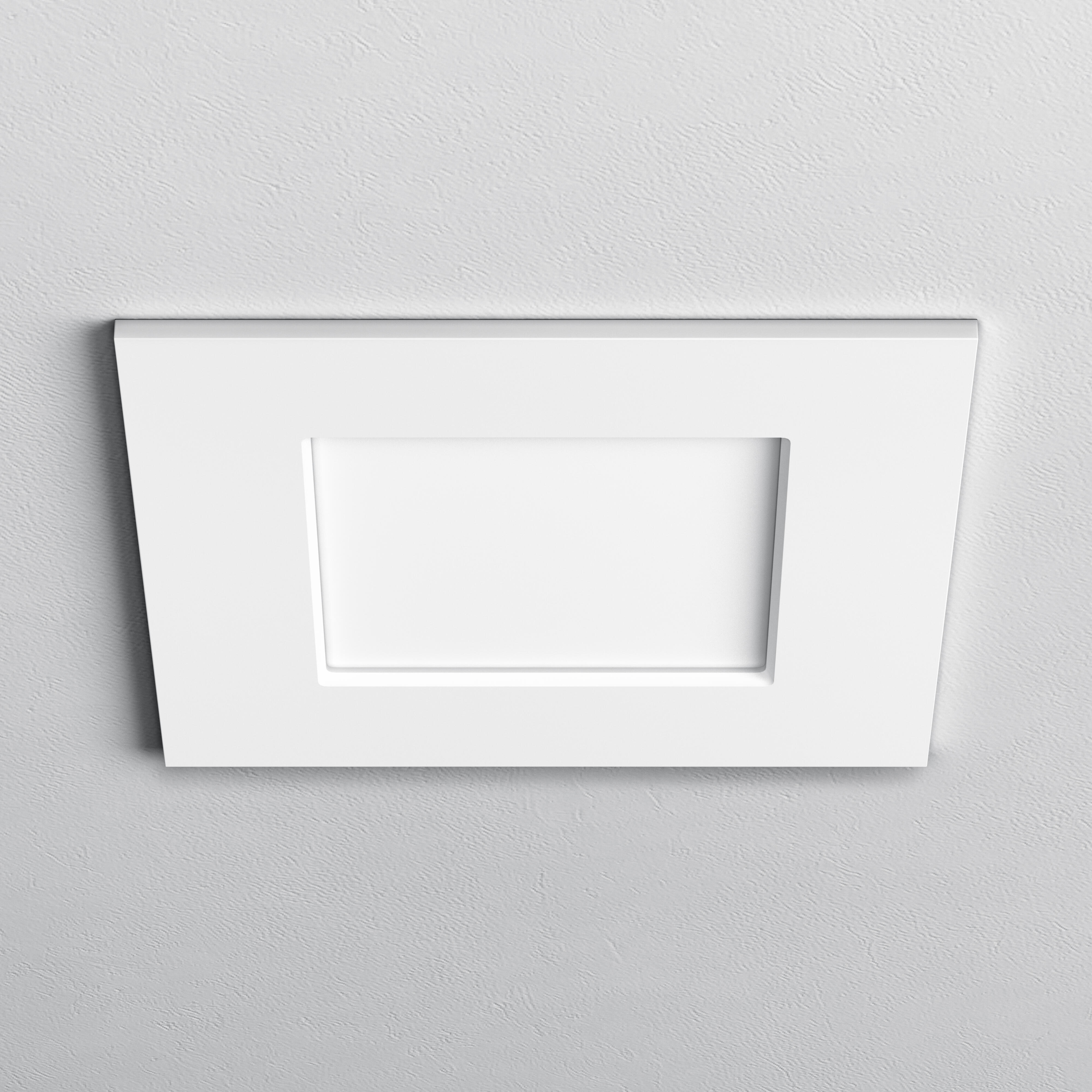 Faretto da incasso con fonte luminosa fisso Modulo LED INSPIRE EXTRA FLAT XS bianco 8.5X8.5 cm Luce bianco naturale - 5