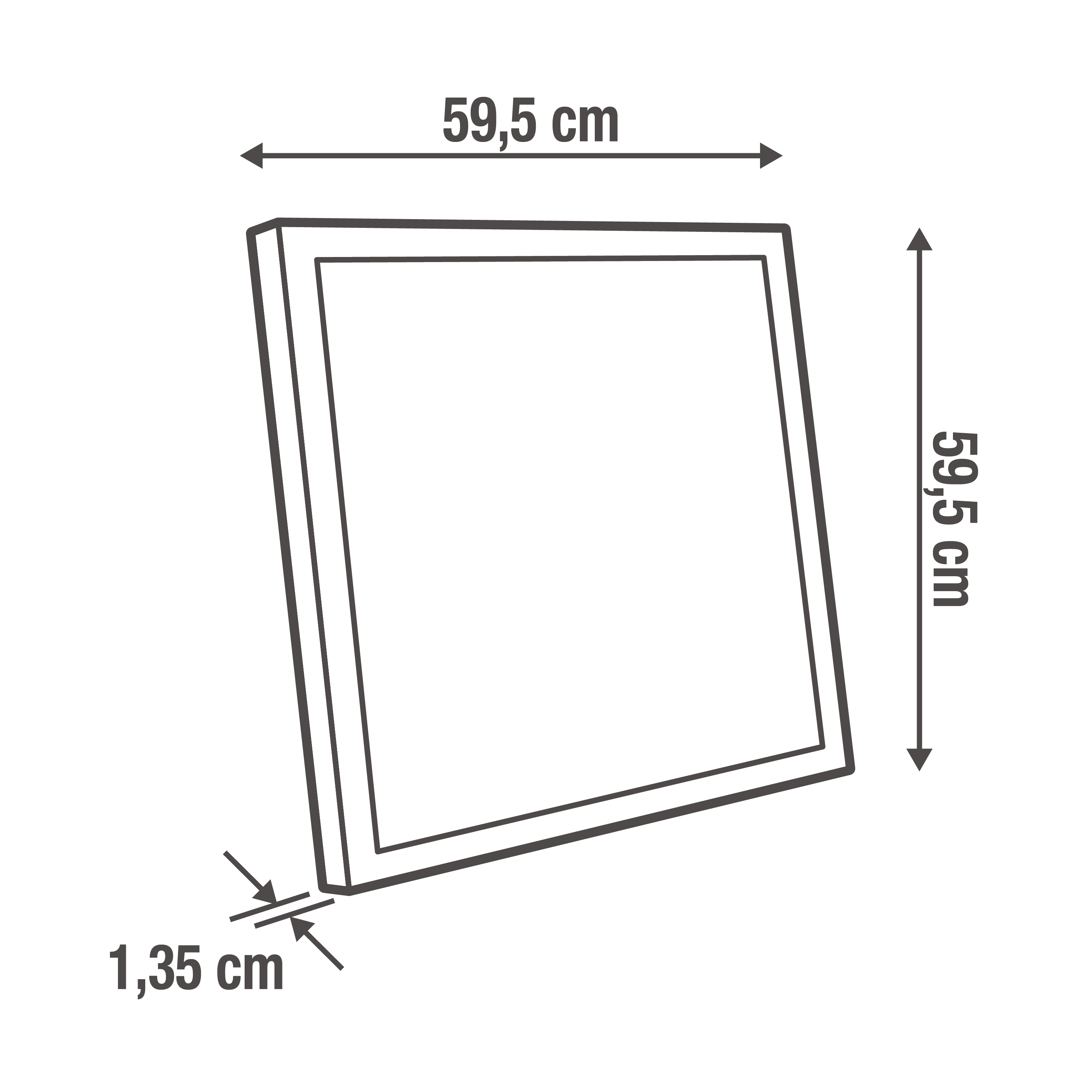 Panel LED Anvik IP20 60 cm 4000 lm Inspire - 20