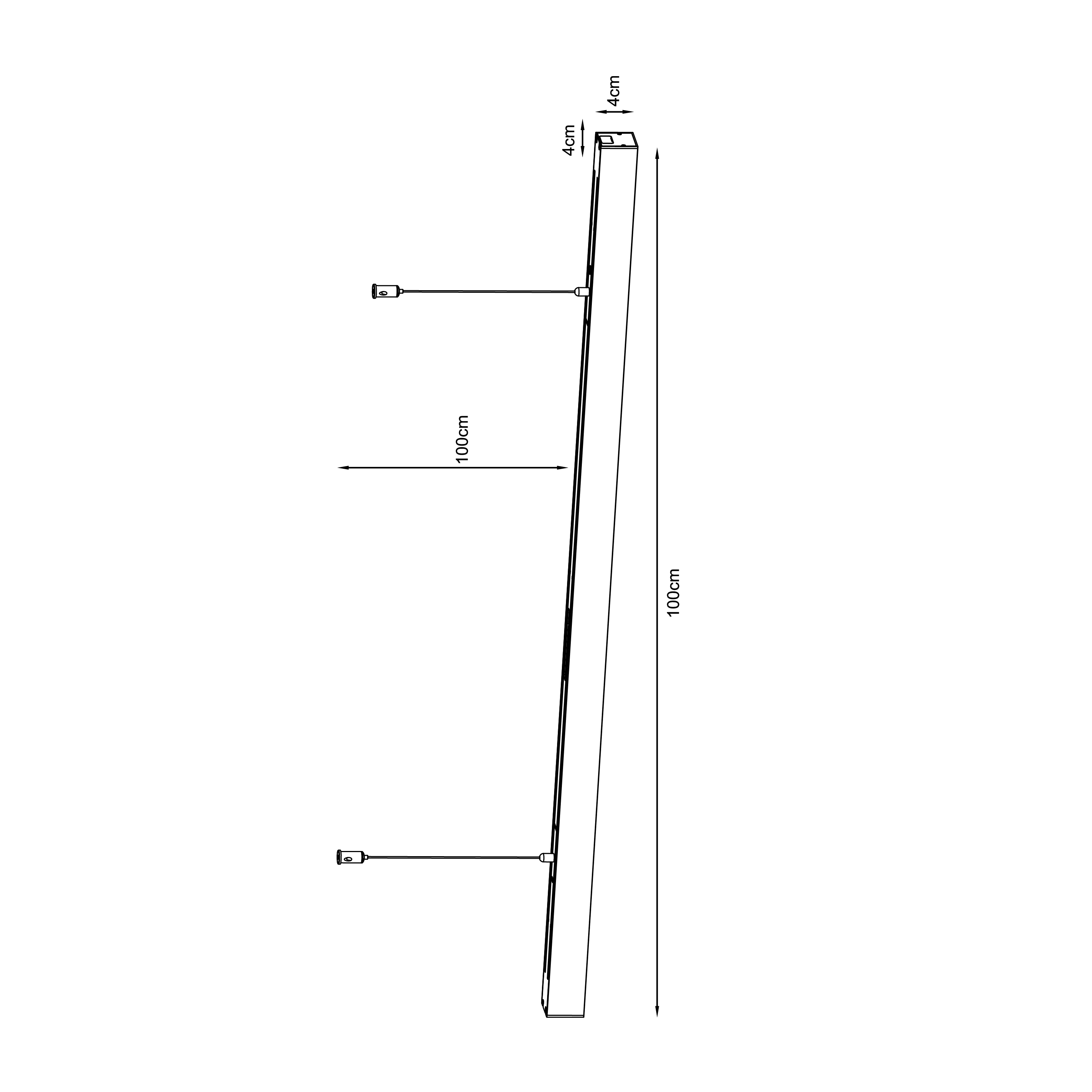 Plafoniera LED Slimline Ø 100 cm argento IP20 bianco naturale INSPIRE - 6