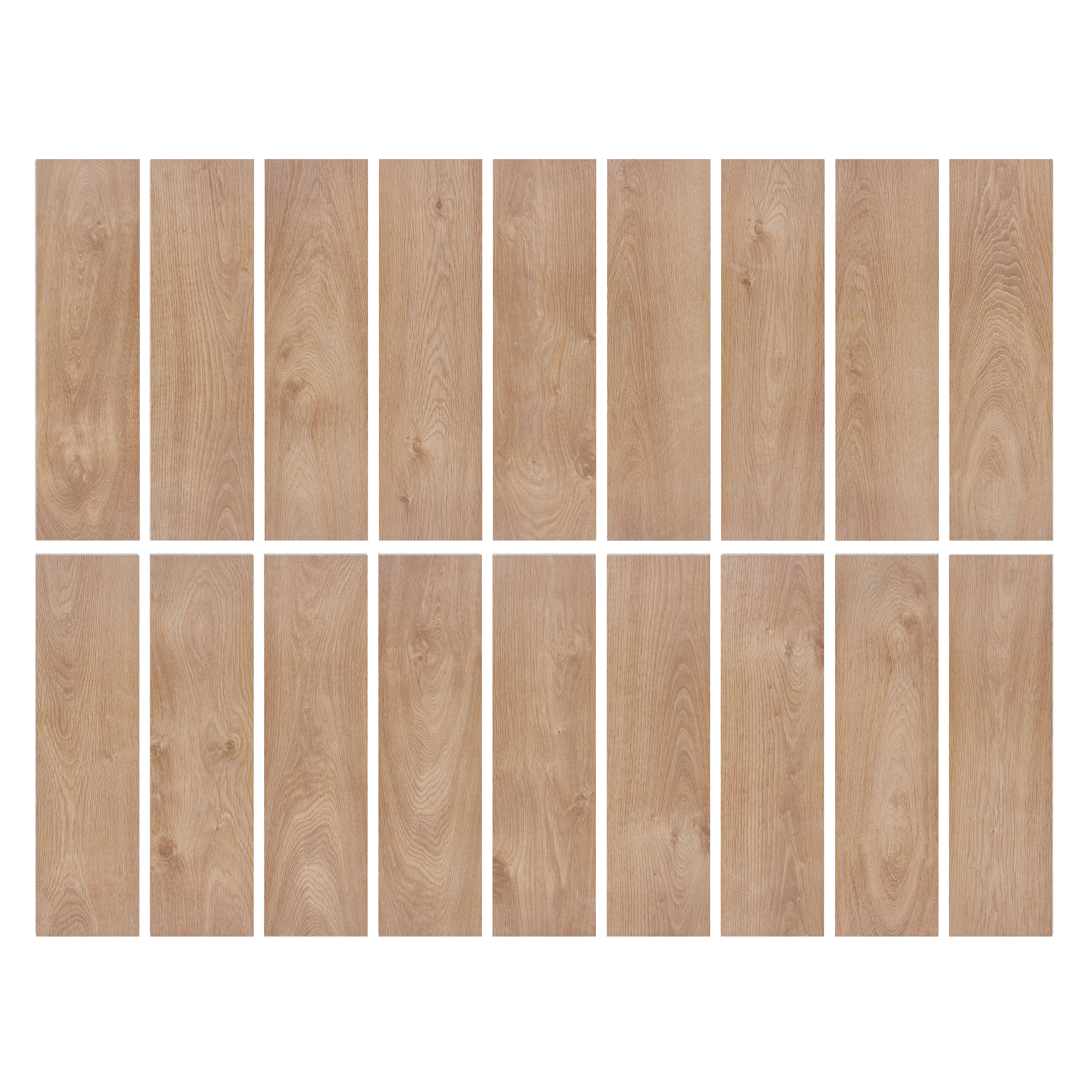 Piastrella da pavimento e rivestimento interno 17.8 x 62.8 cm Sp. 7.4 mm Leave in gres porcellanato smaltato beige opaco traffico intenso (pei 4/5) R9 1.56 mq - 8