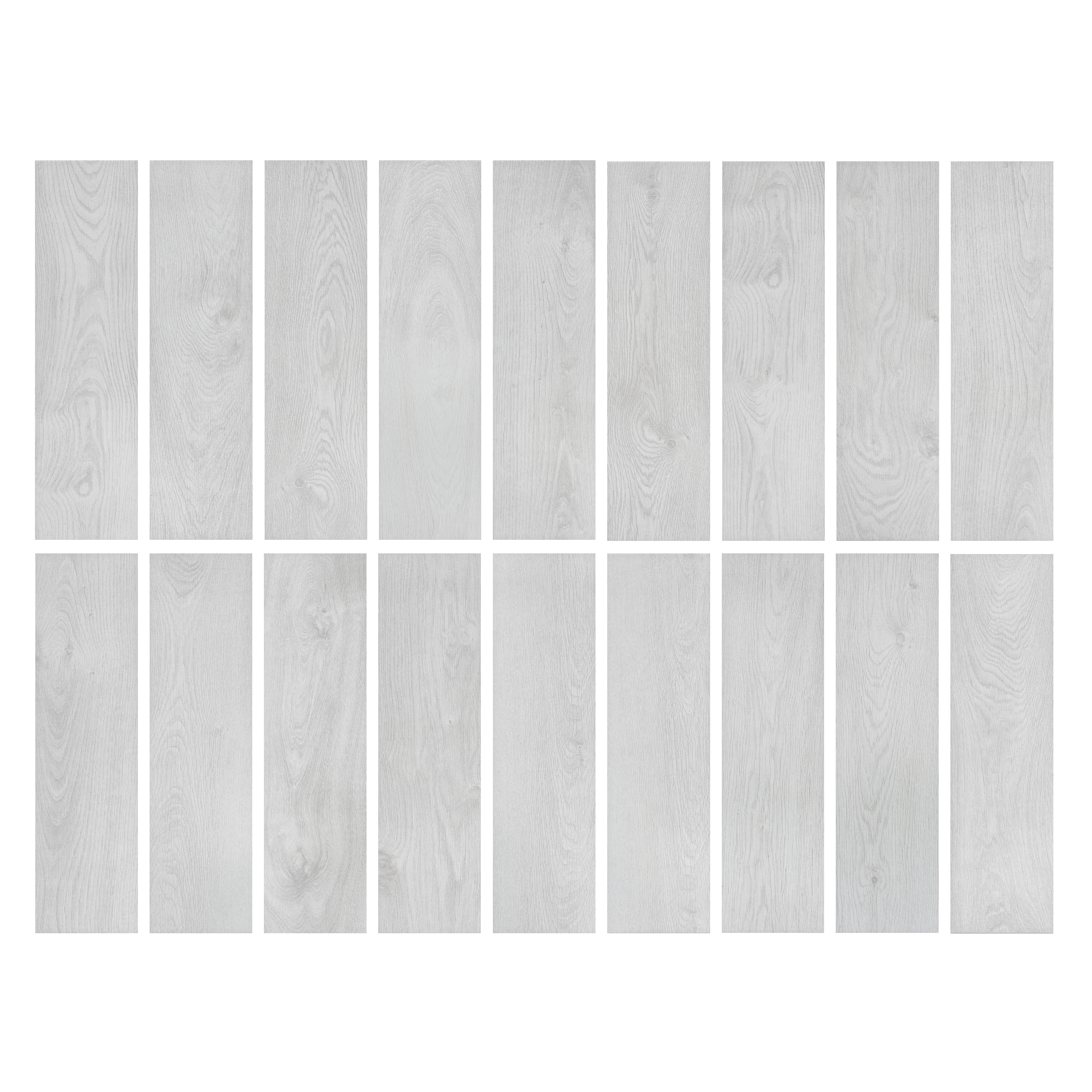 Piastrella da pavimento e rivestimento interno 17.8 x 62.8 cm Sp. 7.4 mm Leave in gres porcellanato smaltato avorio opaco traffico intenso (pei 4/5) R9 1.56 mq - 4