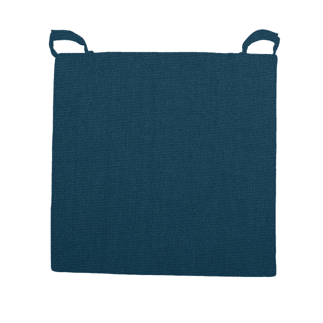 Poduszka na krzesło Joy niebieska 40 x 40 x 4 cm Inspire