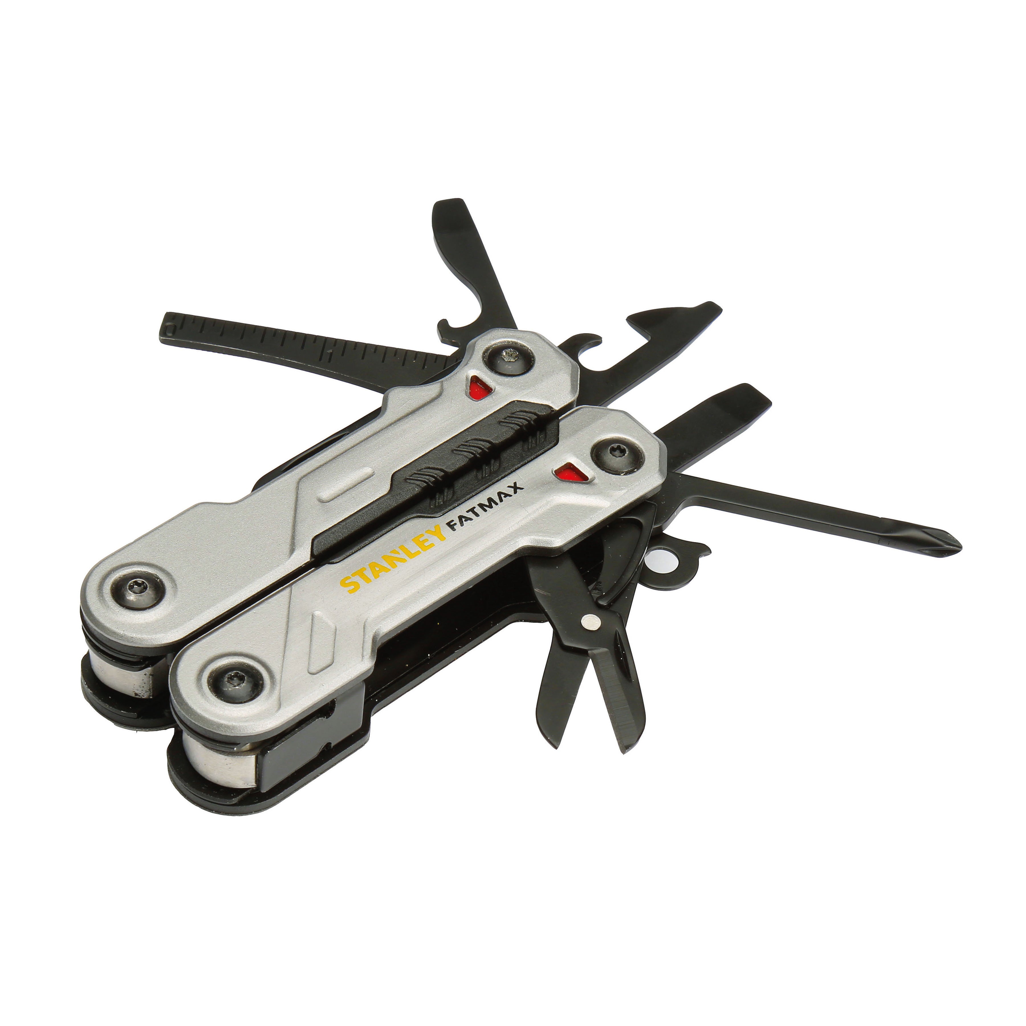 Portachiavi Multiutensile 12 In 1 In Acciaio Inossidabile – Pieghevole Con Cacciaviti, Apribottiglie, Apriscatole E Supporto Cellulare