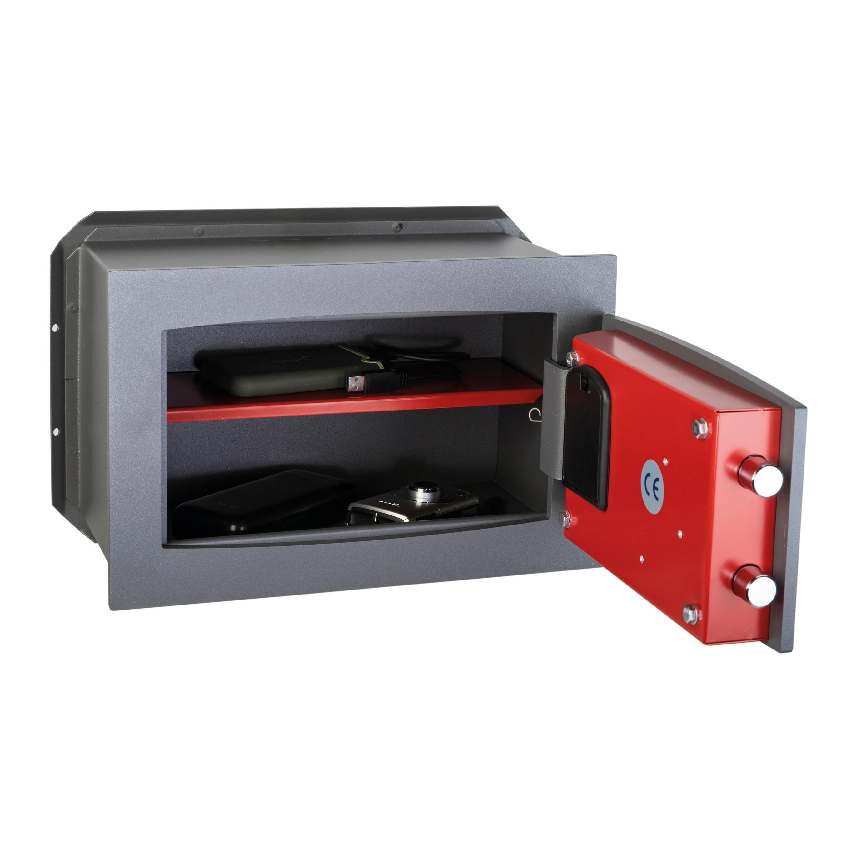 Cassaforte con codice elettronico RSE/3 a incasso L 36 x H 23 x P 19.5 cm - 5