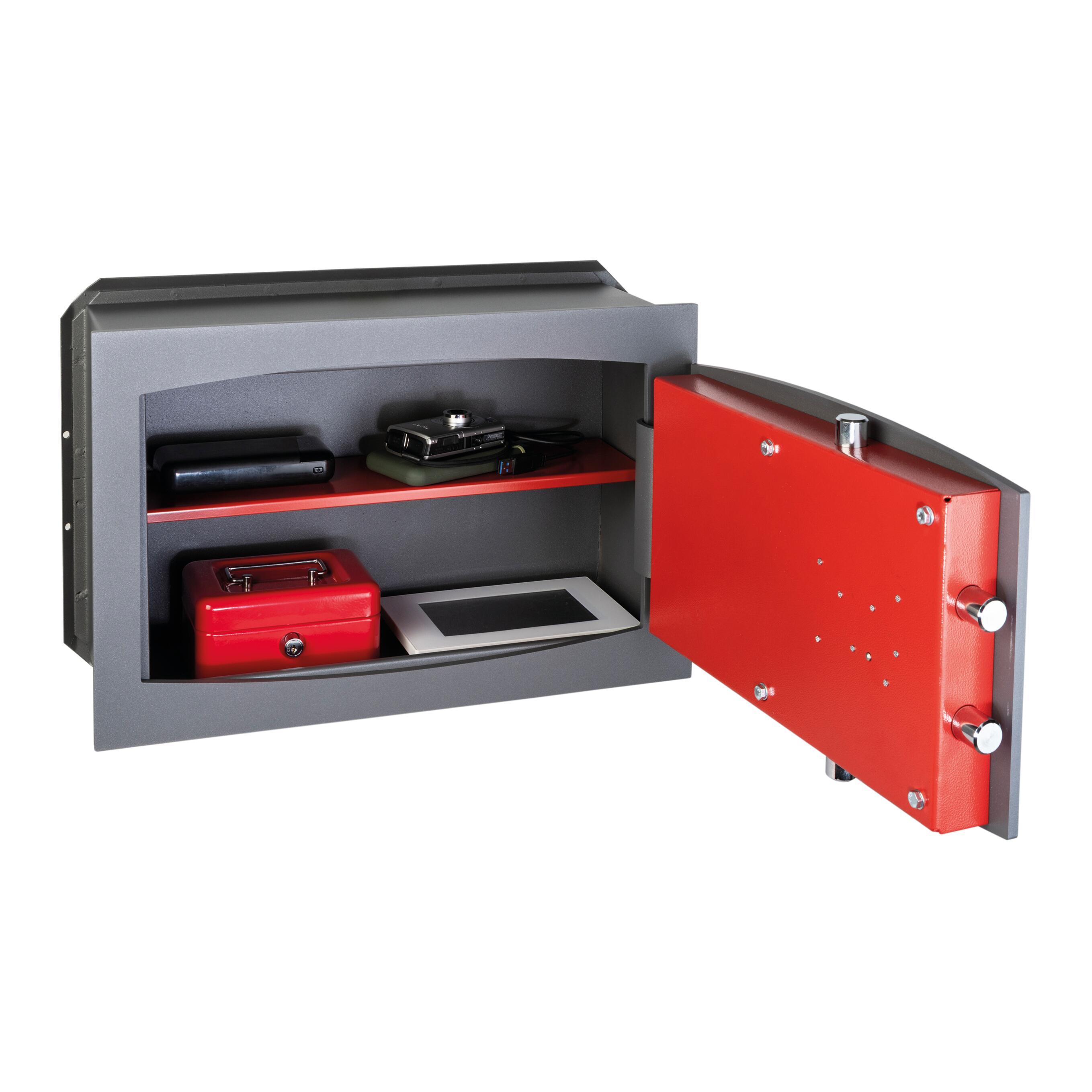 Cassaforte a chiave RS/5 a incasso L 49 x H 32 x P 19.5 cm - 4