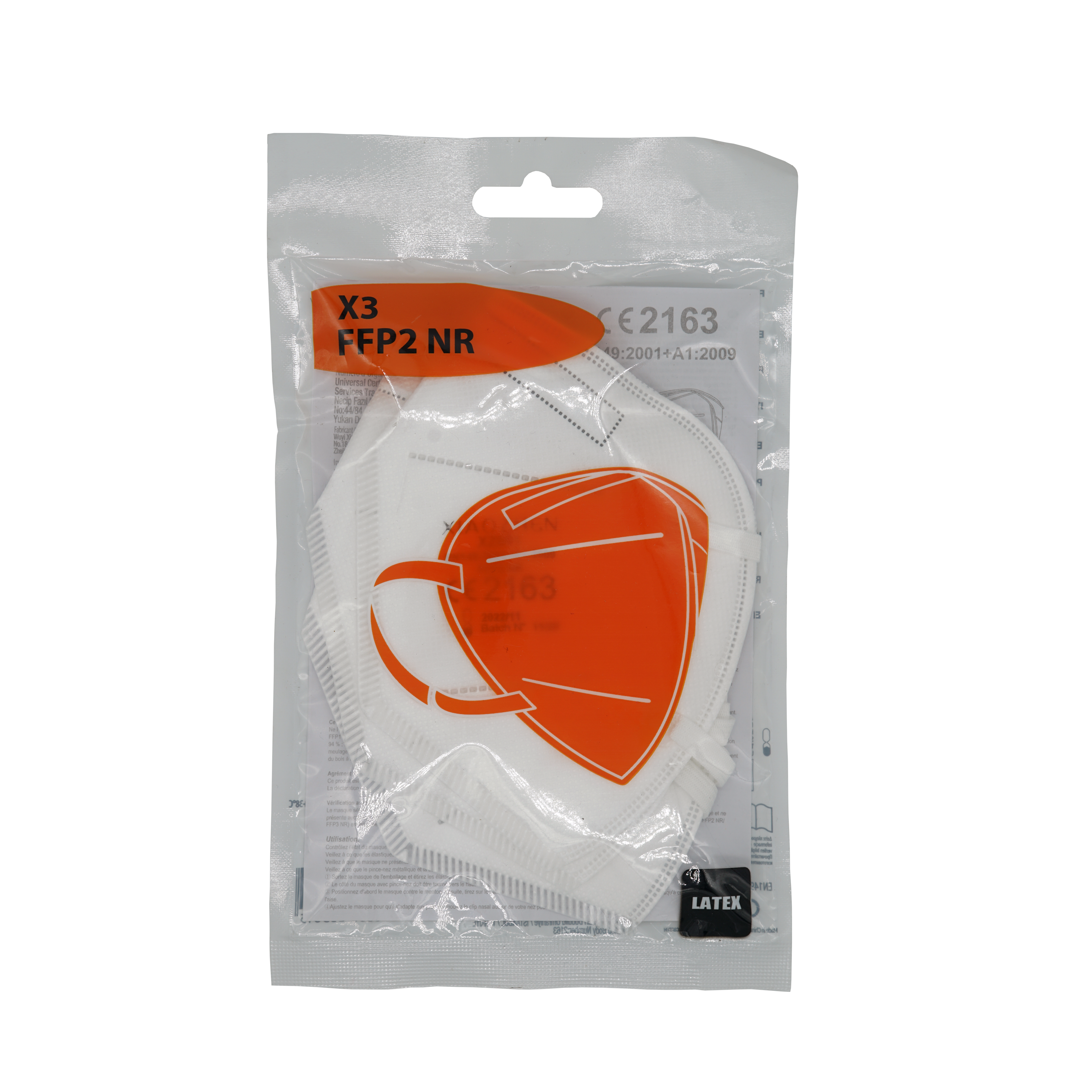  3 MASCARILLAS FFP2 NR SIN VALVULA EN149 - 2