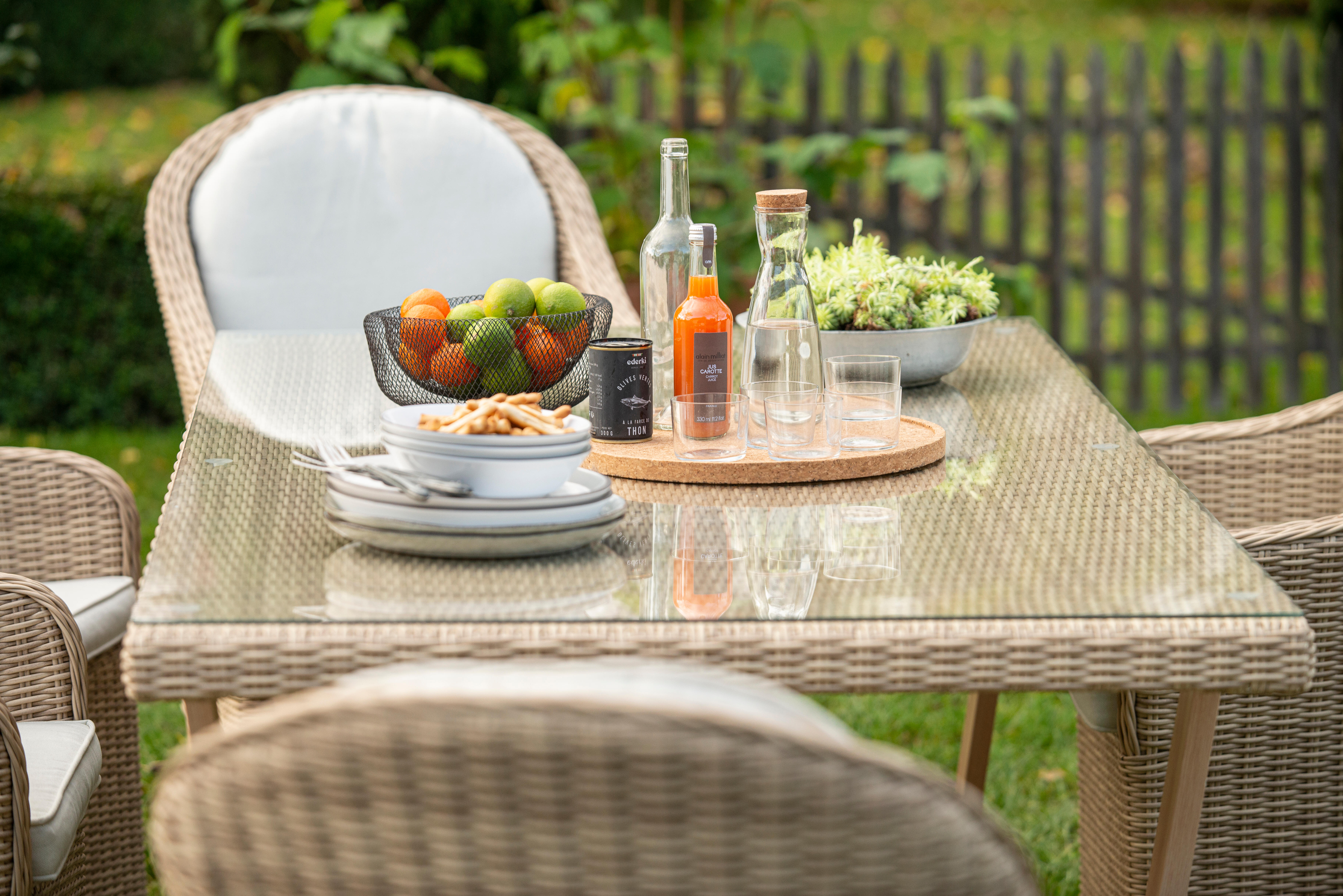 Fotel ogrodowy Medena 2 szt. aluminium rattan Naterial - 7