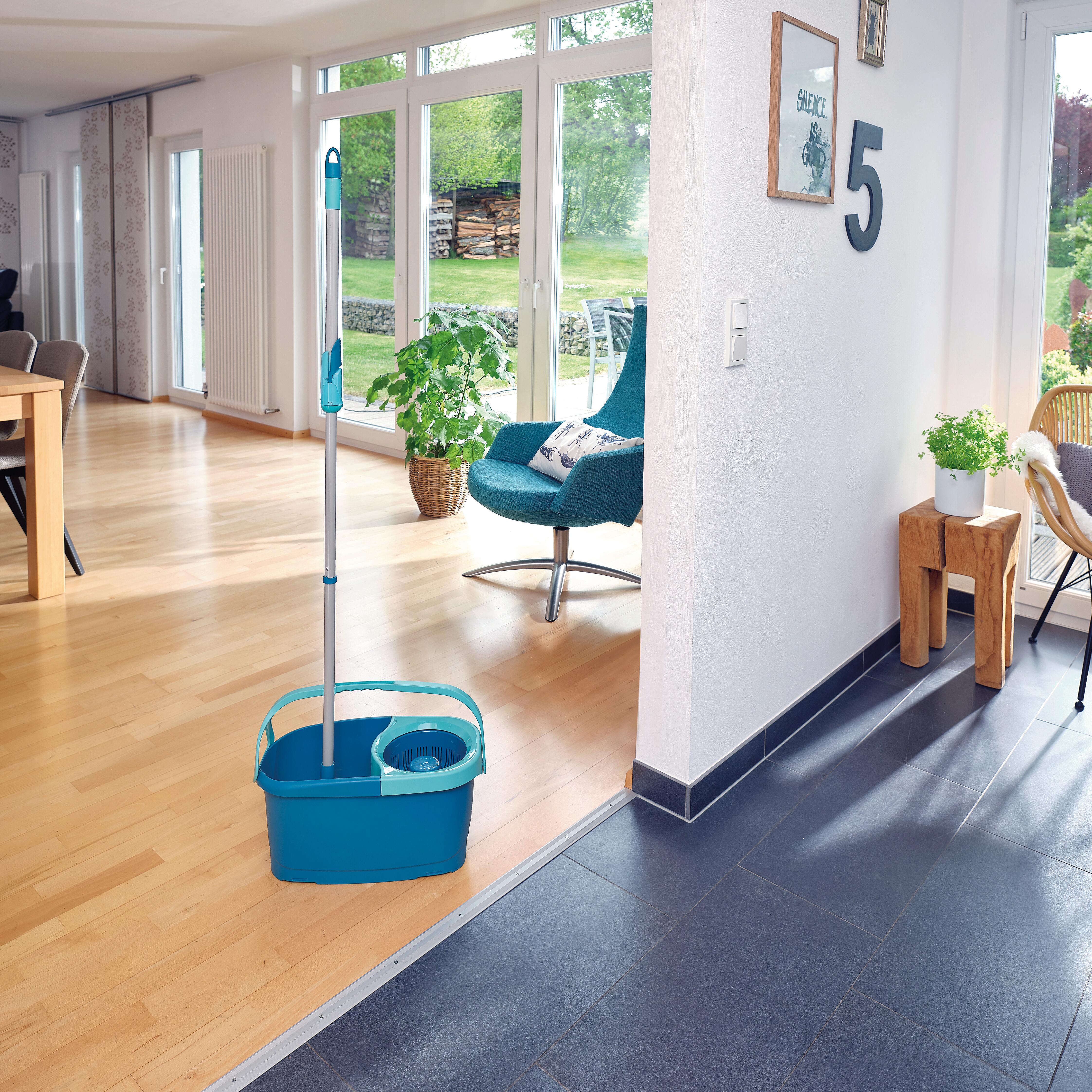 4 pezzi per Leifhe Clean Twist Disc Mop Ergo K, sistema di 2 fibre