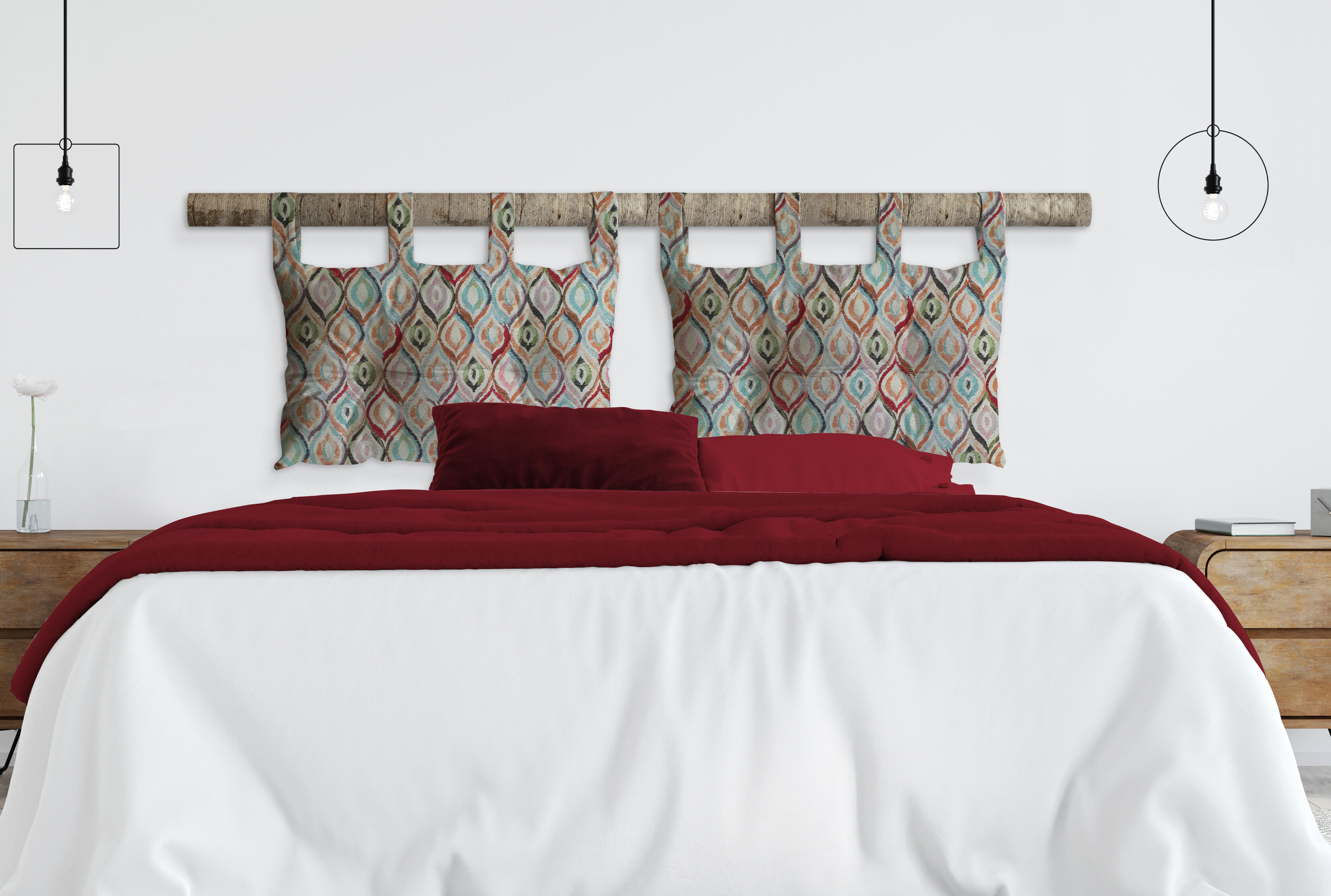 Cuscino testata letto Gobeline Prado multicolore 45 x 70 cm - 2