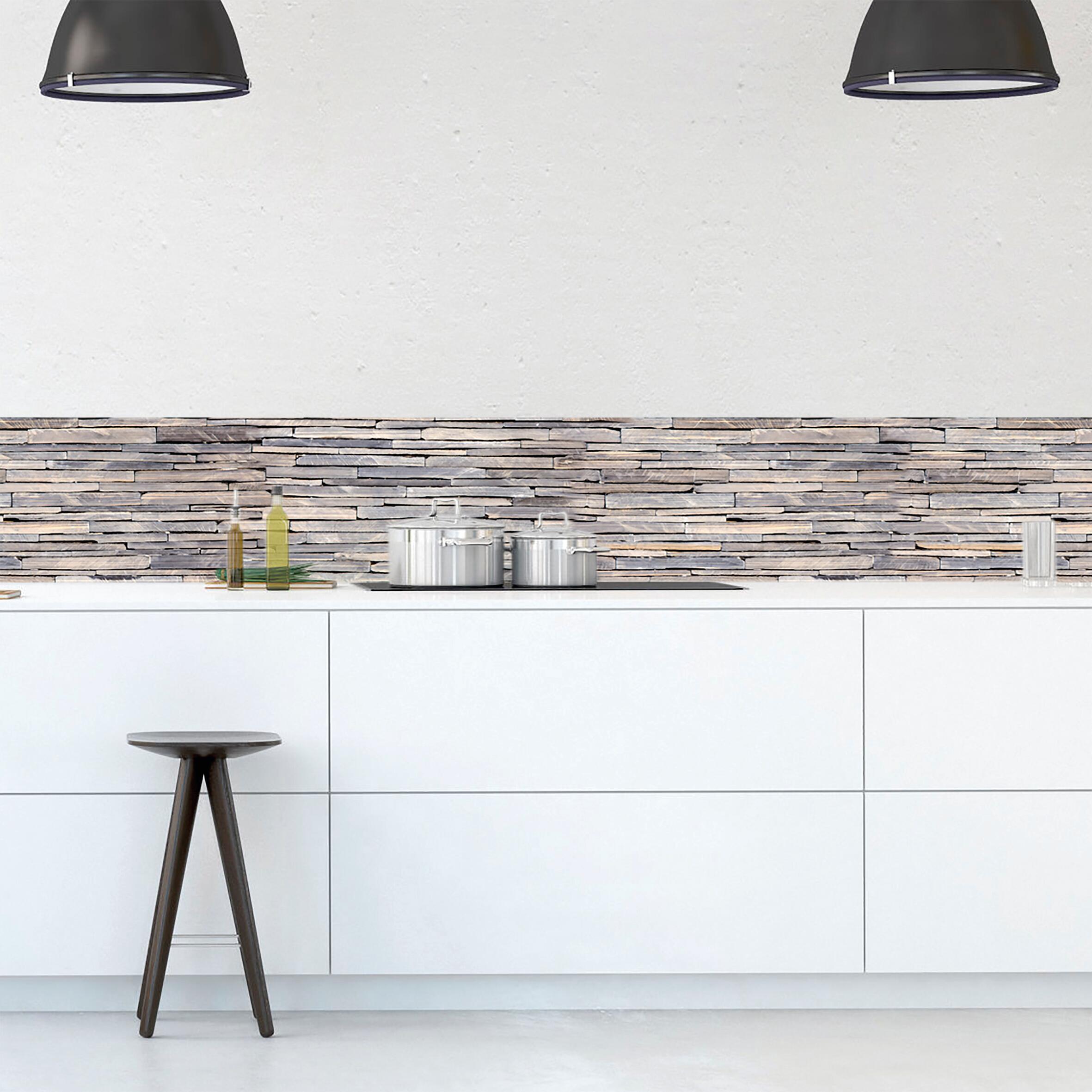 10 Piastrelle Adesive Cucina Backsplash, Rosa, Effetto Metropolitana 3D, 30,5x30,5 Cm