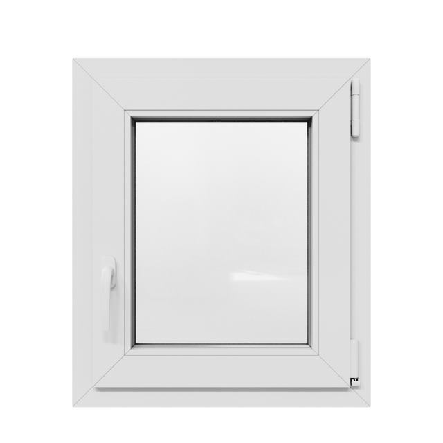 Ventana PVC blanca oscilobatiente 60X70 cm